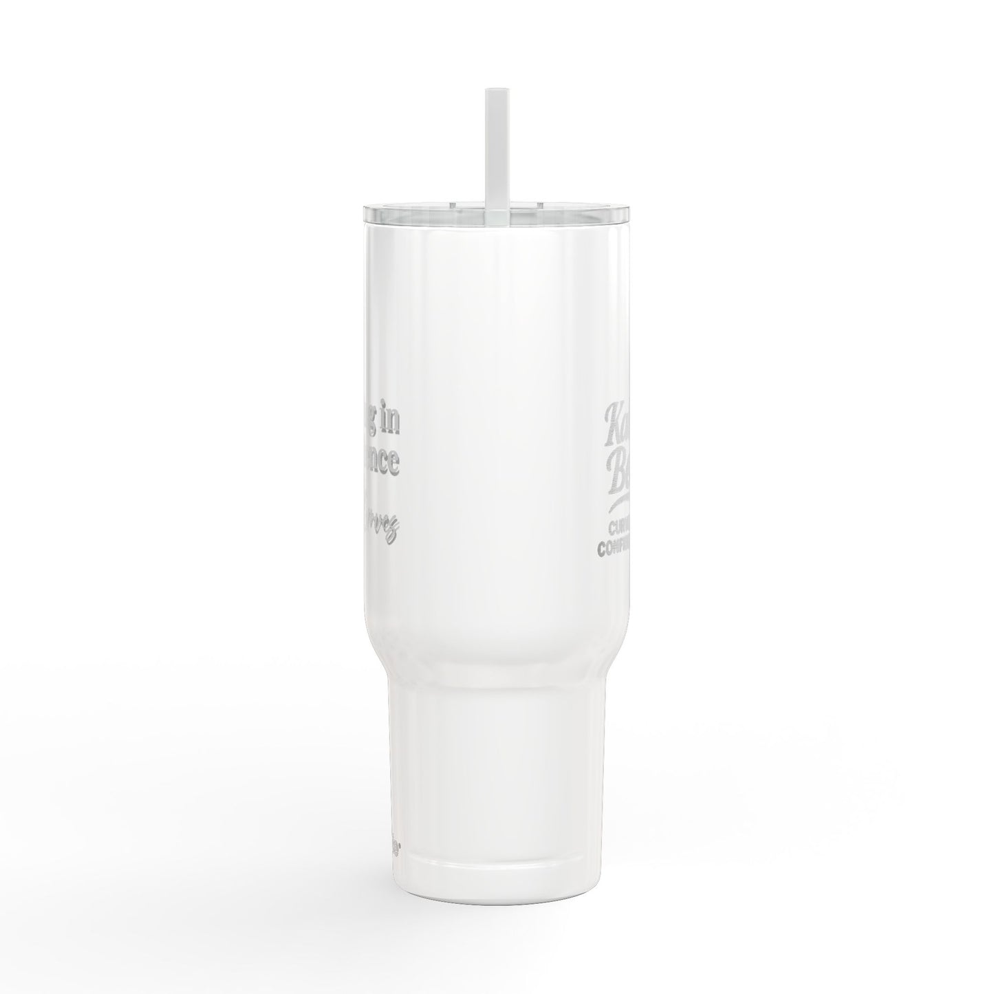 Dripping in Confidence & Custom Curves Tumbler — 40oz of Bold Hydration