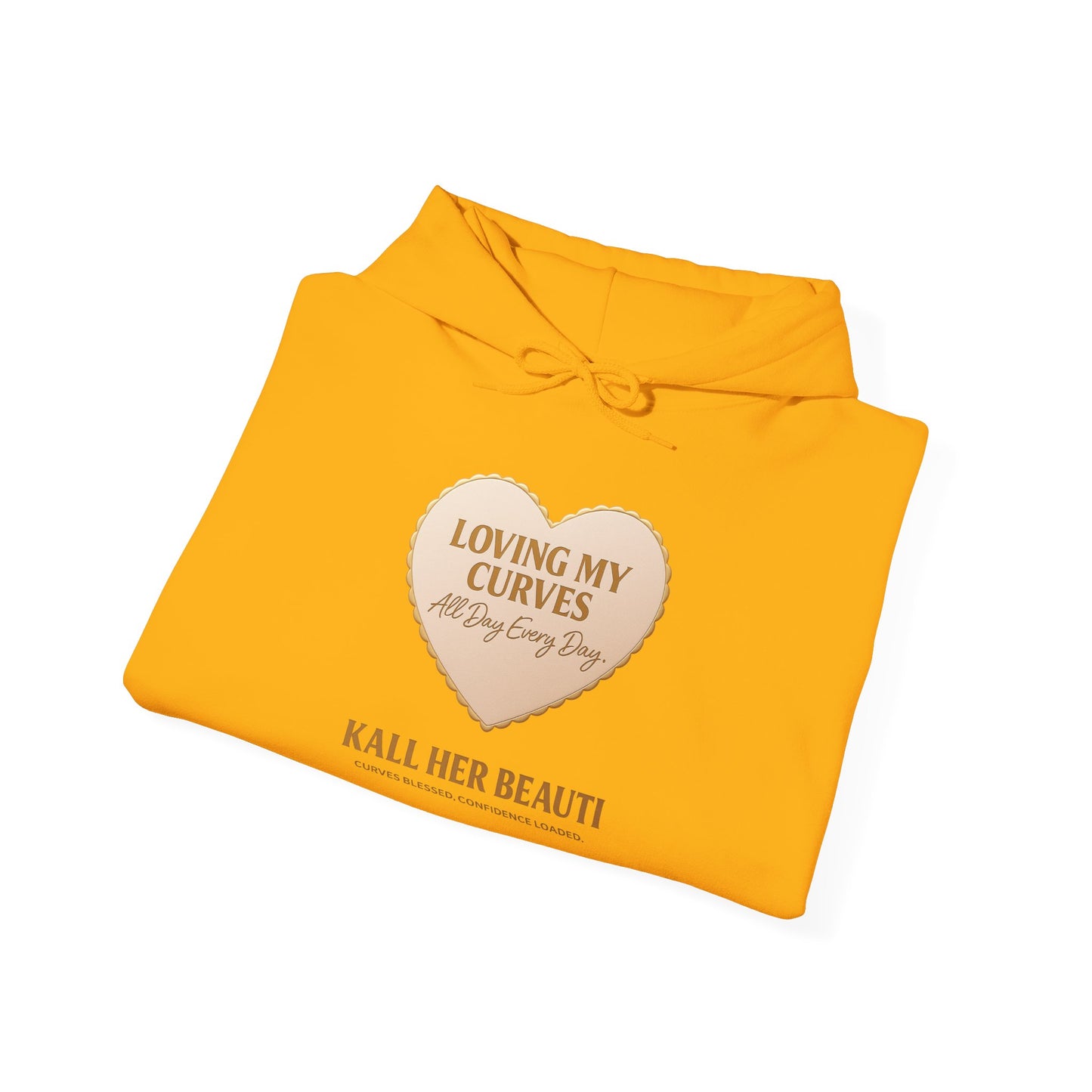 The "Loving My Curves" Intentional Empowerment Hoodie (S-5XL)