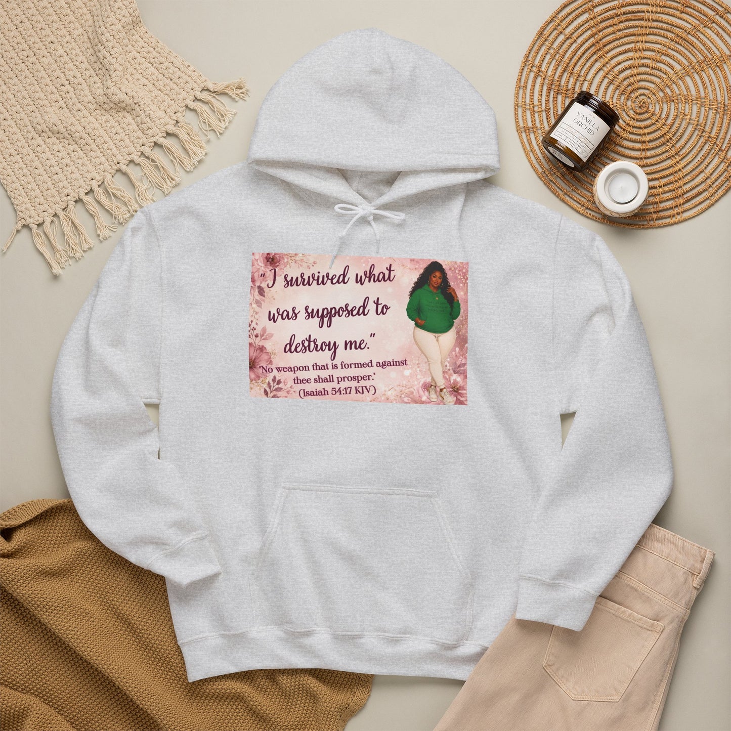 I Survived What Was Supposed to Destroy Me Hoodie | Kall Her Beauti Faith Sweatshirt