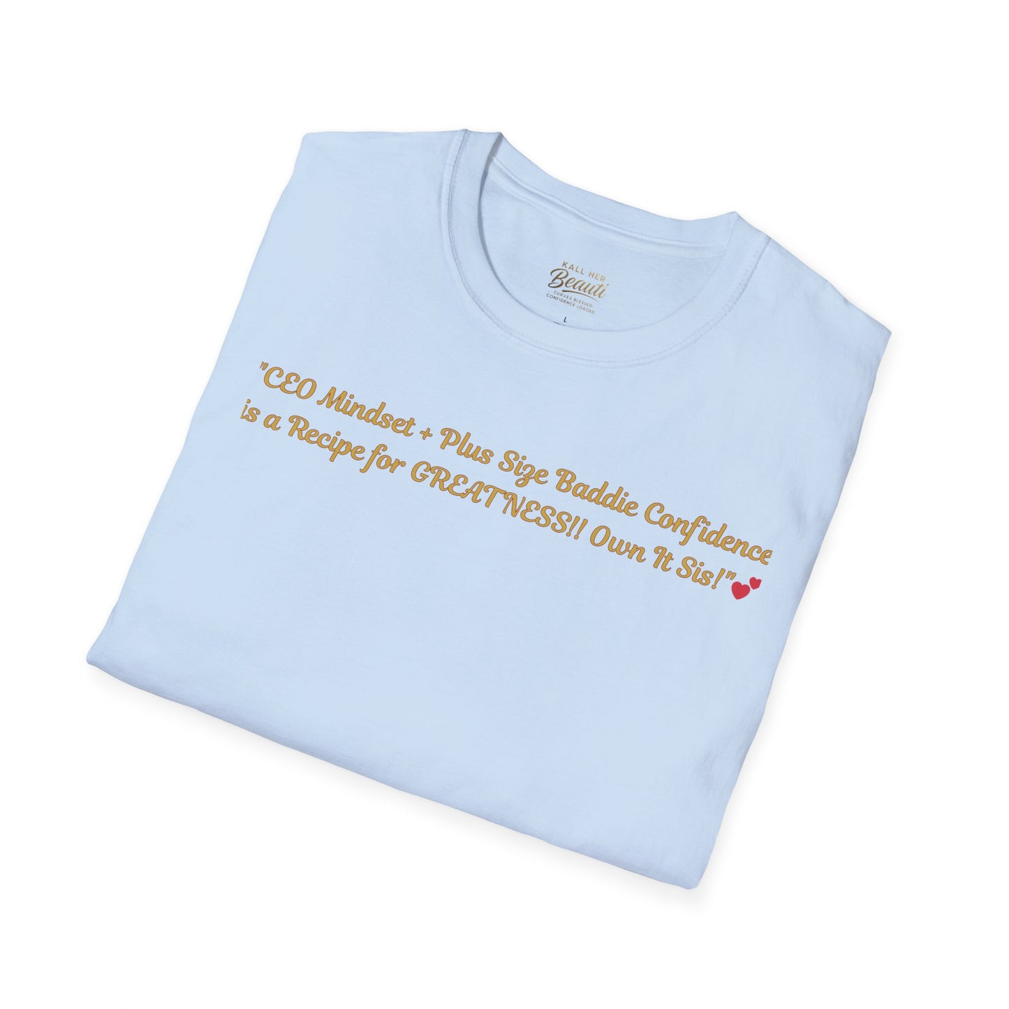 The "CEO Mindset" Signature Tee | Plus Size Affirmation Streetwear