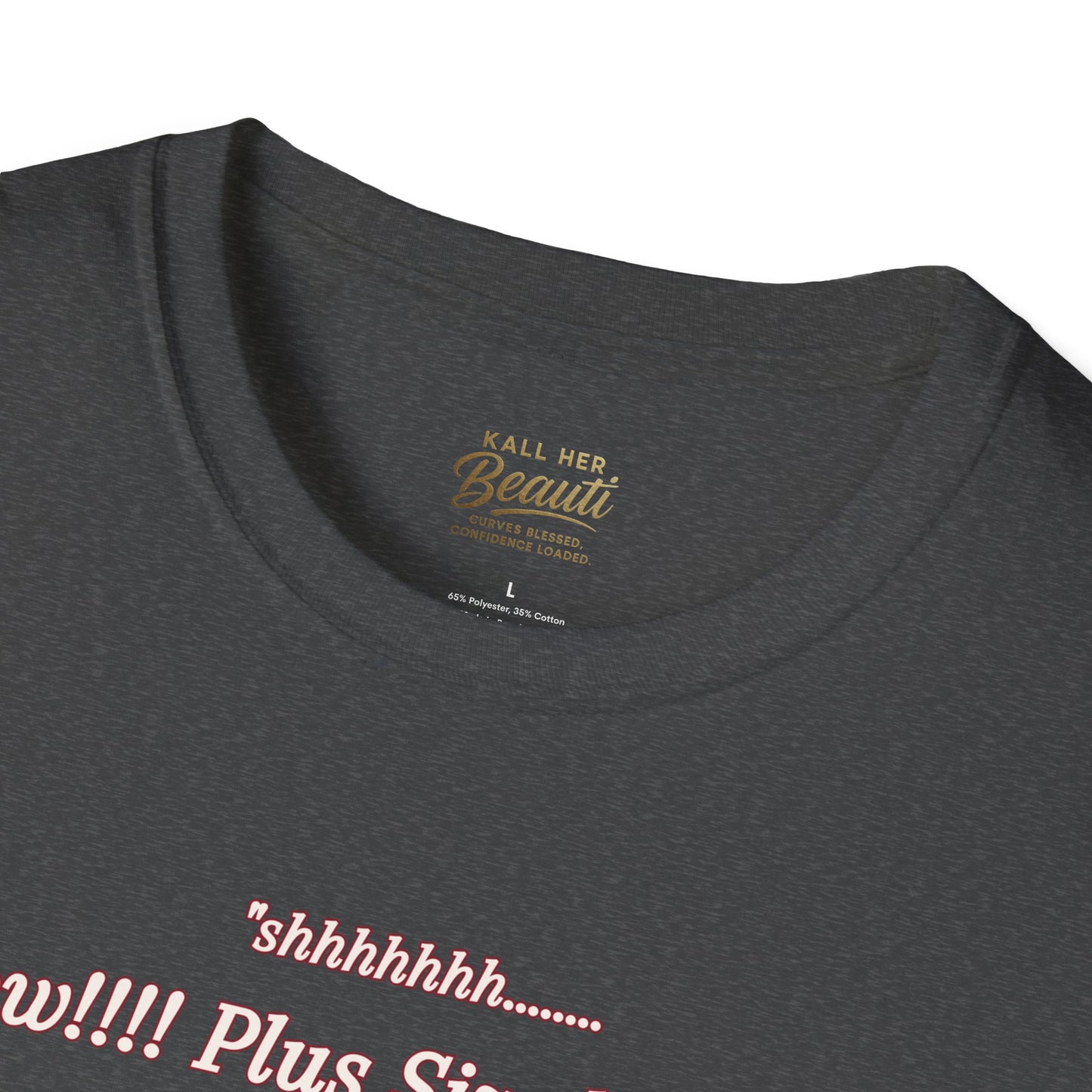 The "Shhhhhhh....... I Know" Signature Tee | Plus Size Affirmation Streetwear