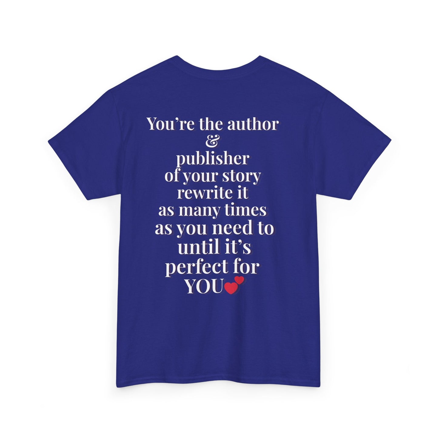 You're The Author Tee | Empowering Story Graphic T-Shirt | Plus Size Confidence | Kall Her Beauti