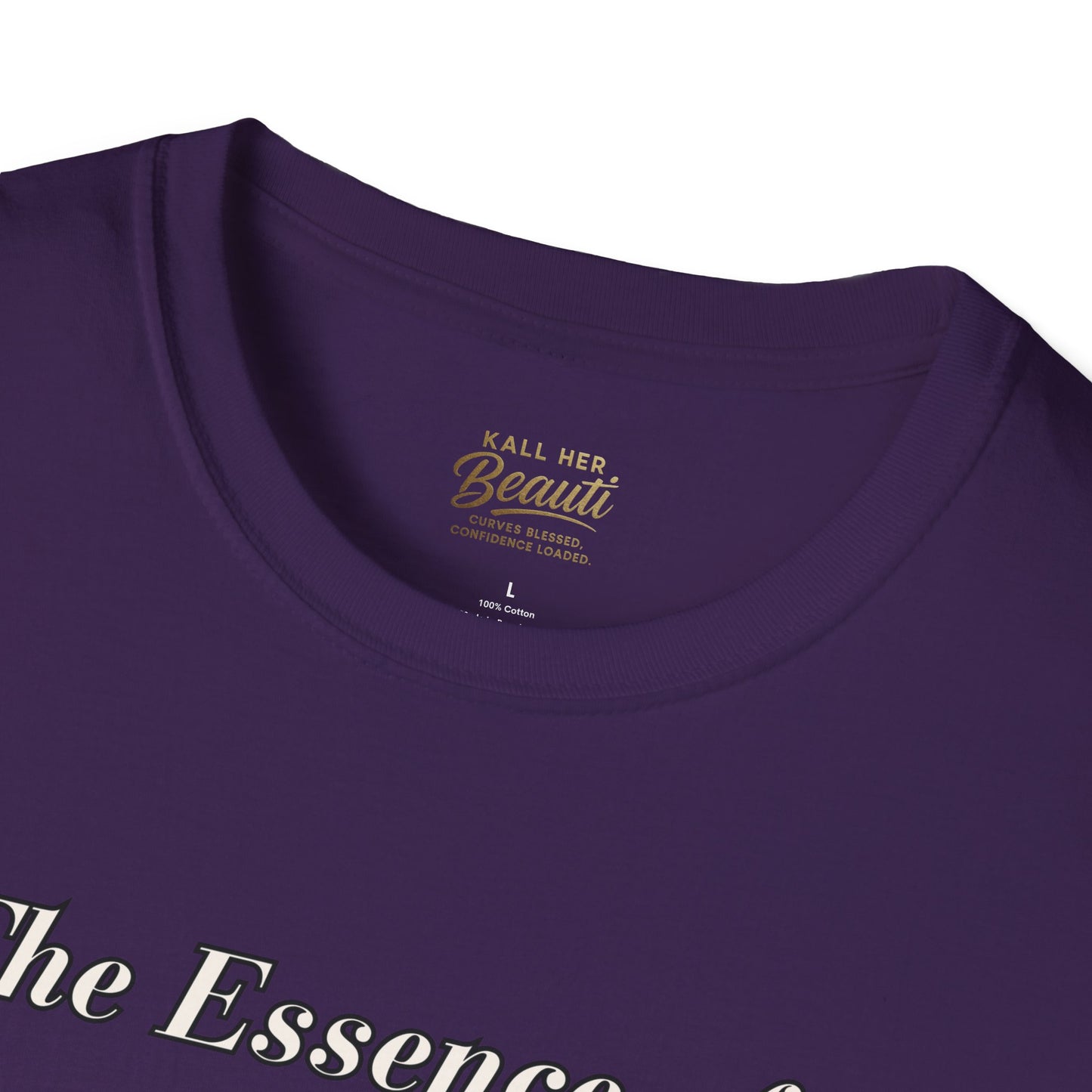 The "Essence of Being Plus Sized" Signature Tee | Plus Size Affirmation Streetwear