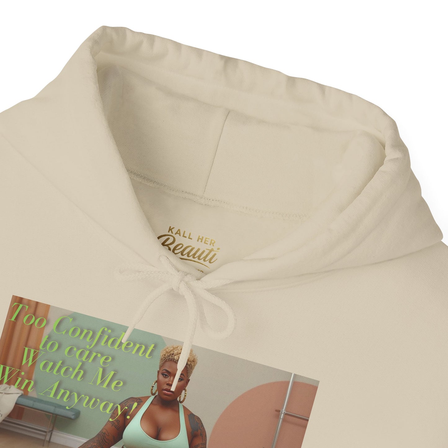 Too Confident to Care Hoodie — Watch Me Win Anyway