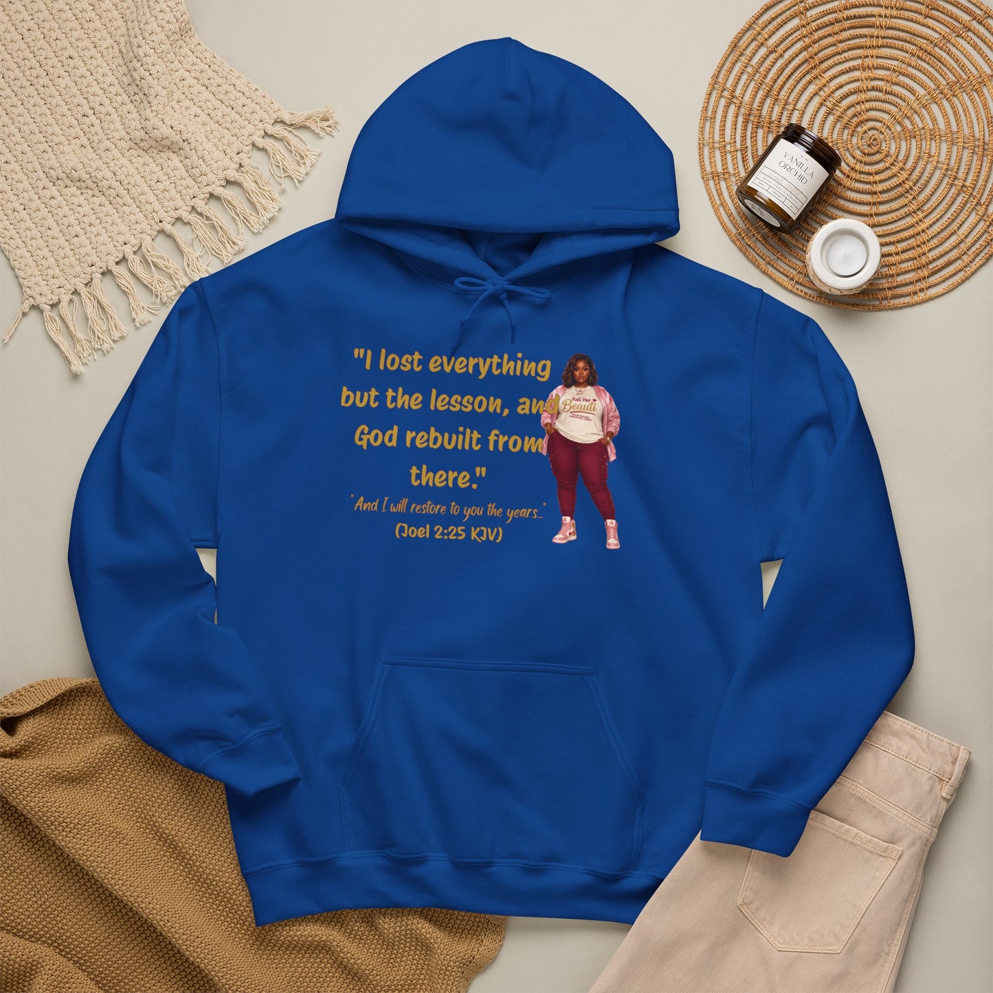 I Lost Everything But the Lesson Faith Hoodie| Kall Her Beauti Affirmation