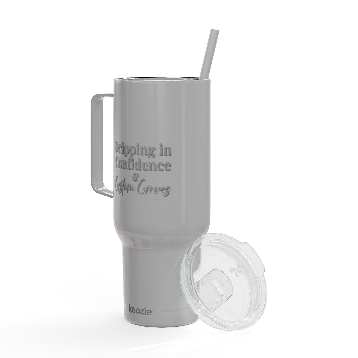 Dripping in Confidence & Custom Curves Tumbler — 40oz of Bold Hydration