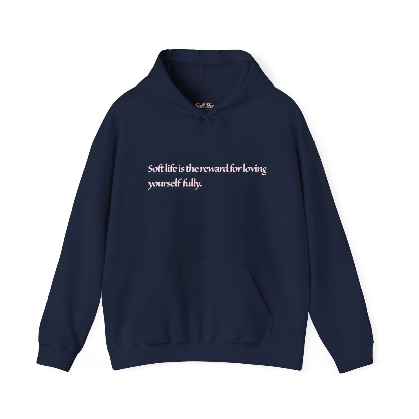 Soft Life, Full Confidence — Hoodie for Curvy Queens
