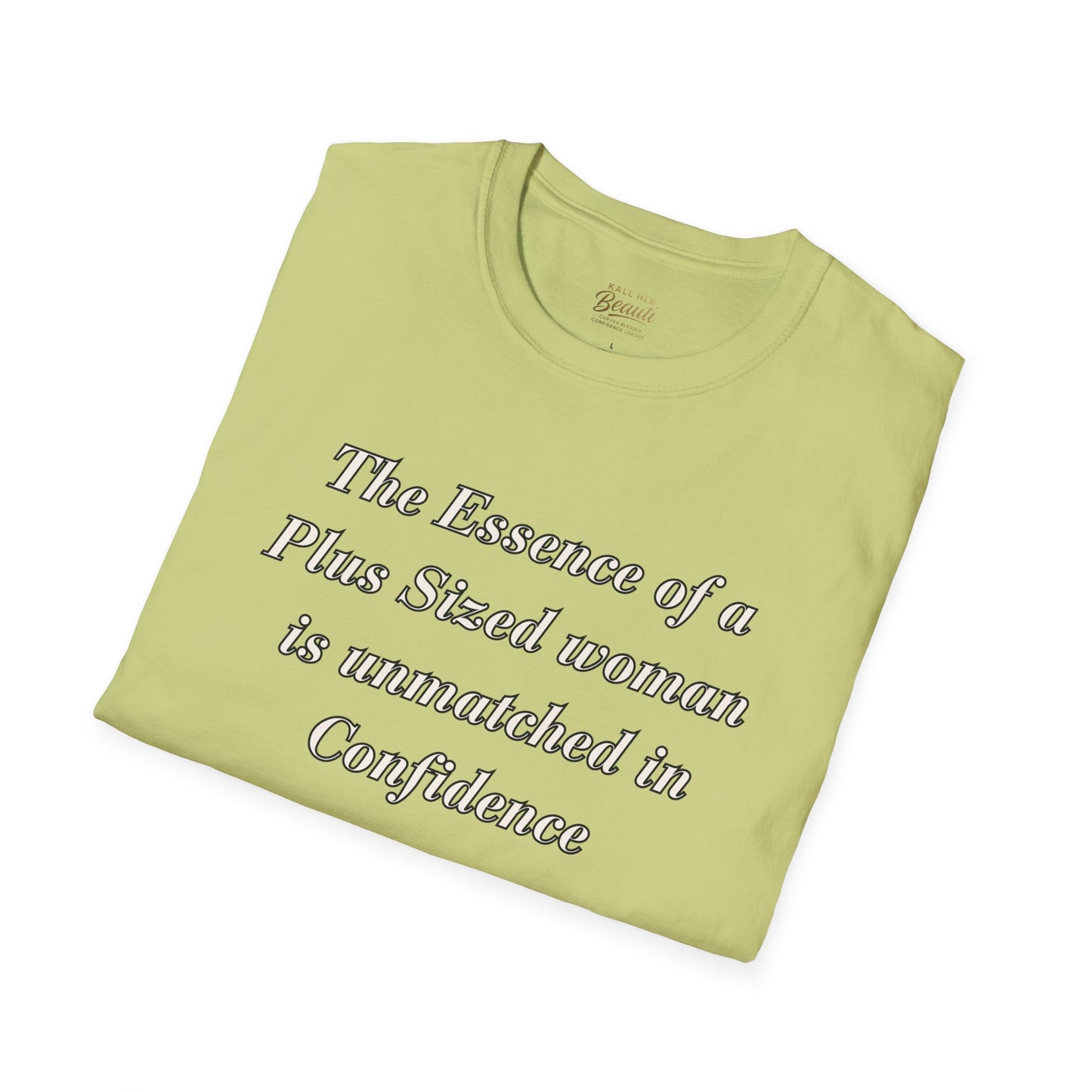 The "Essence of Being Plus Sized" Signature Tee | Plus Size Affirmation Streetwear