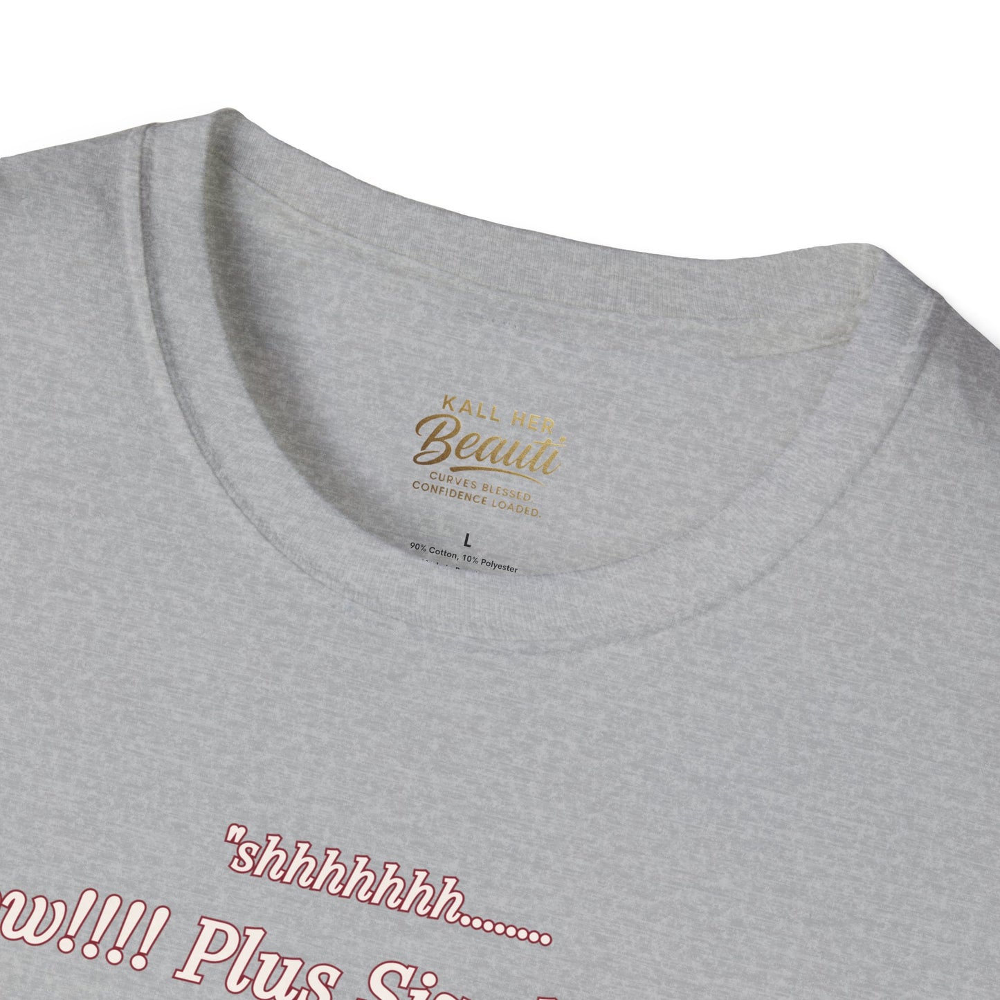 The "Shhhhhhh....... I Know" Signature Tee | Plus Size Affirmation Streetwear
