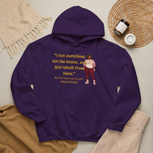 I Lost Everything But the Lesson Faith Hoodie| Kall Her Beauti™ Faith Collection