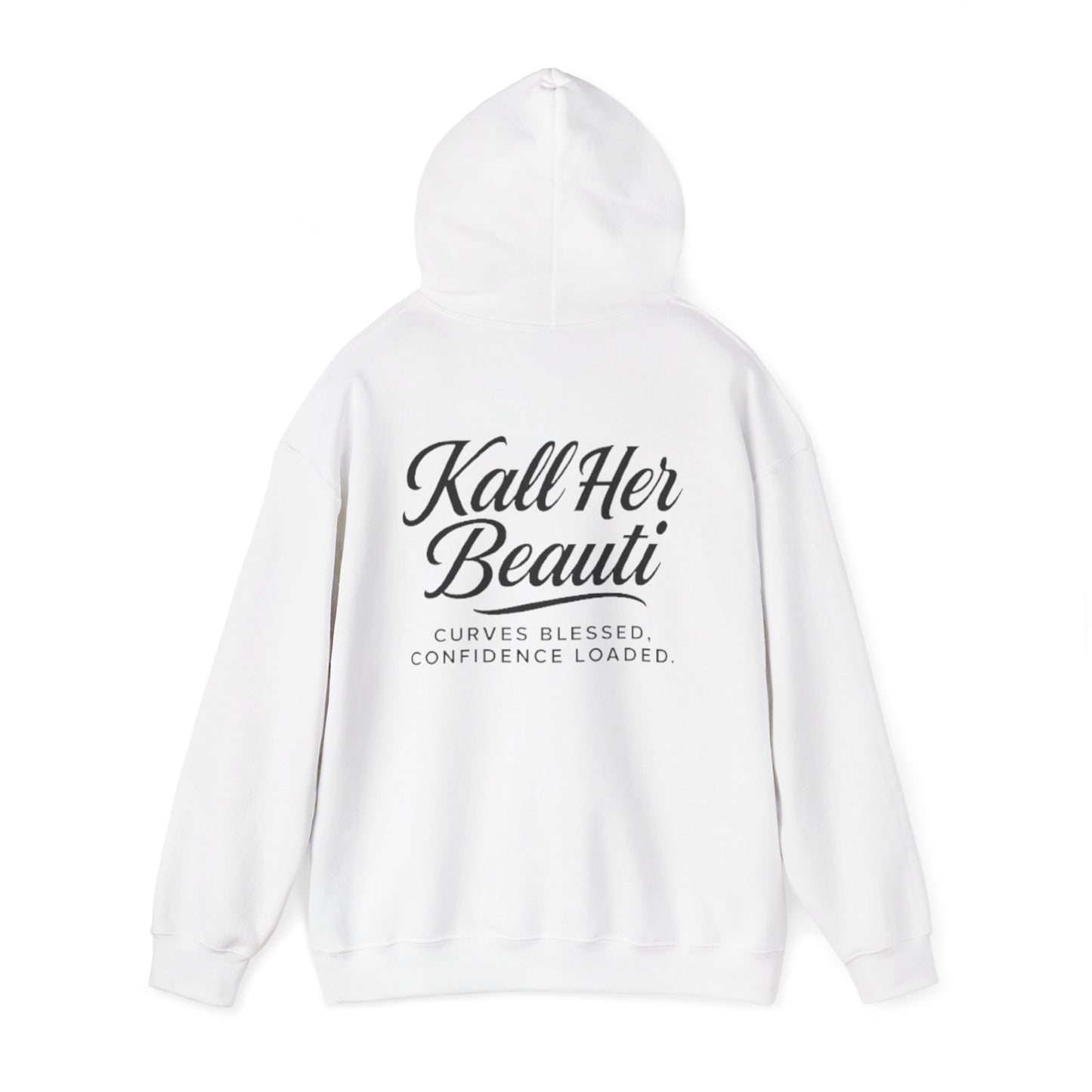 Valentine Vibes Hoodie — "Kall Her Beauti" Confidence Graphic Hooded Sweatshirt
