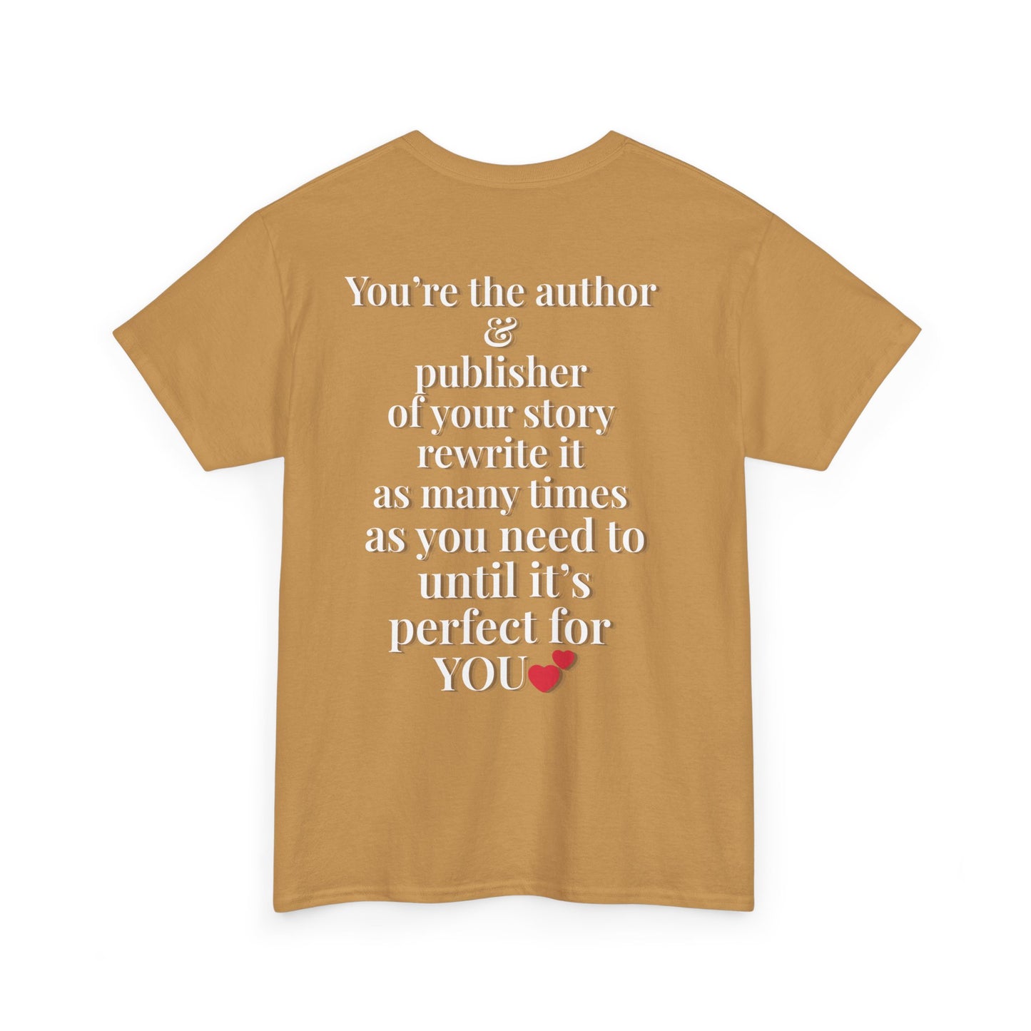 You're The Author Tee | Empowering Story Graphic T-Shirt | Plus Size Confidence | Kall Her Beauti