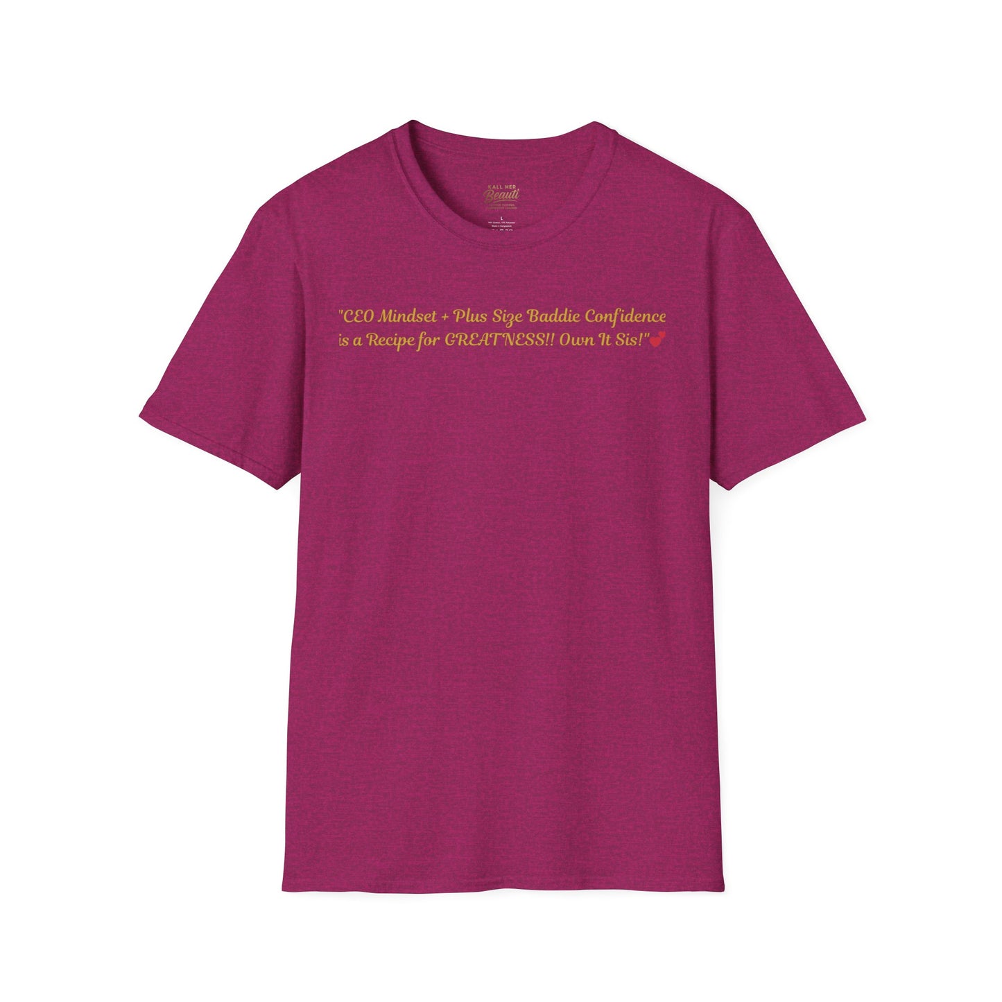 The "CEO Mindset" Signature Tee | Plus Size Affirmation Streetwear
