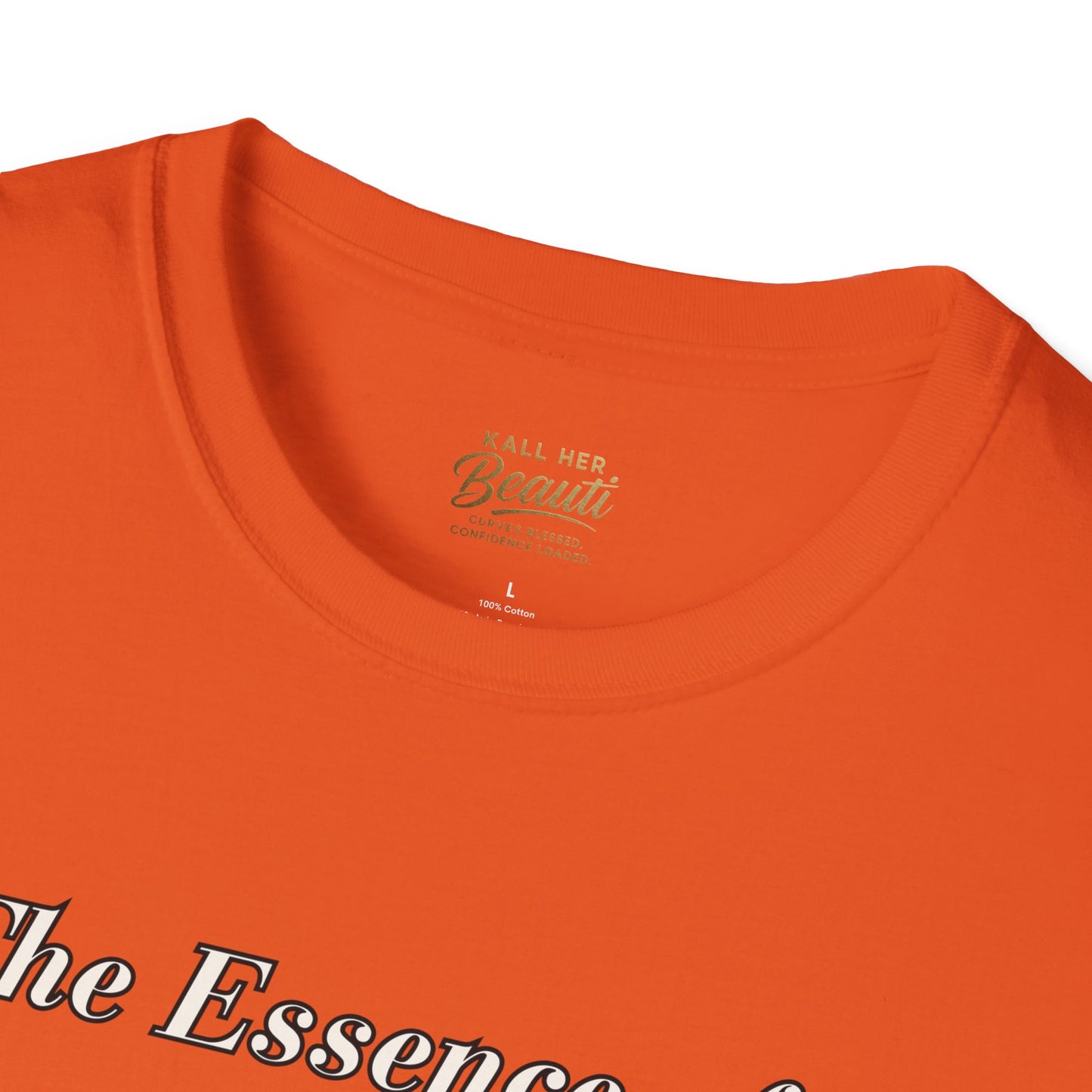 The "Essence of Being Plus Sized" Signature Tee | Plus Size Affirmation Streetwear