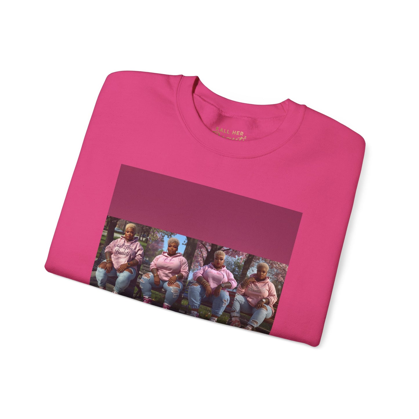 My Size is My Superpower Premium Graphic Sweatshirt | Curvy Empowerment Lounge Wear | Kall Her Beaut