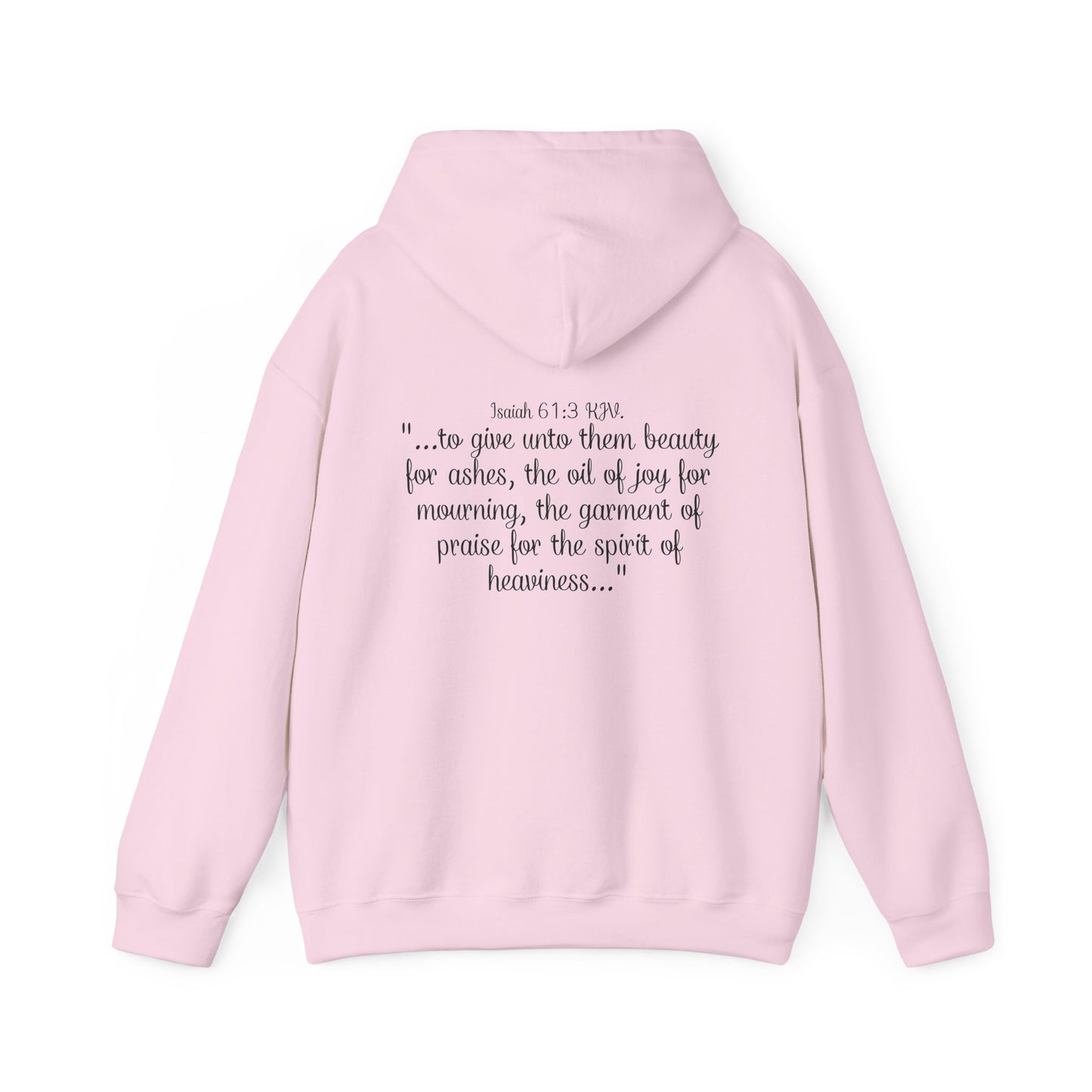God Rebuilt Her Differently Graphic Hoodie| Kall Her Beauti Faith Collection