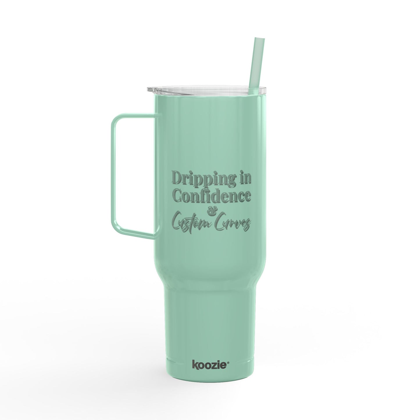 Dripping in Confidence & Custom Curves Tumbler — 40oz of Bold Hydration