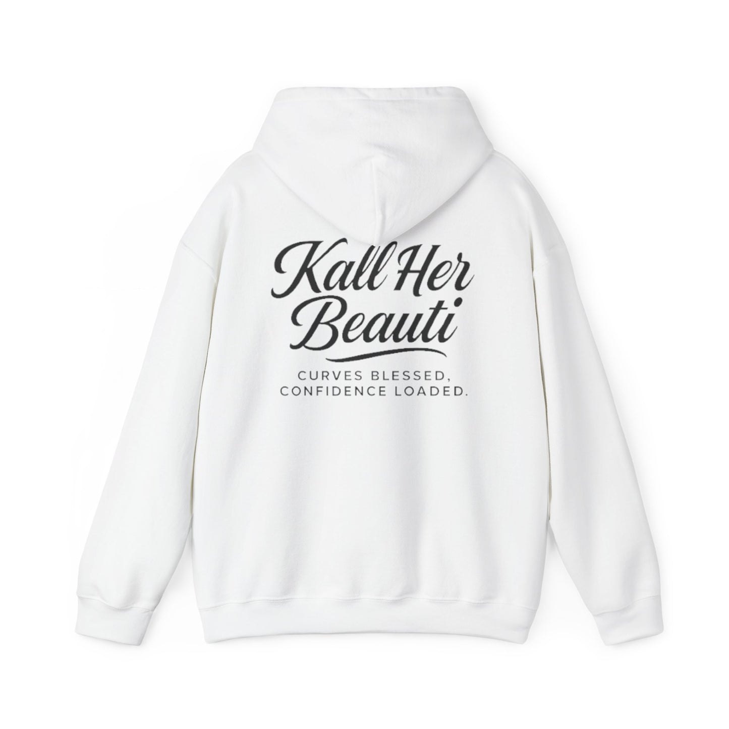Valentine Vibes Hoodie — "Kall Her Beauti" Confidence Graphic Hooded Sweatshirt