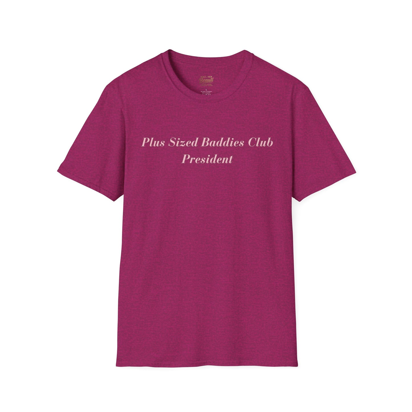 The "Plus Sized Baddies Club" Signature Tee | Plus Size Affirmation Streetwear