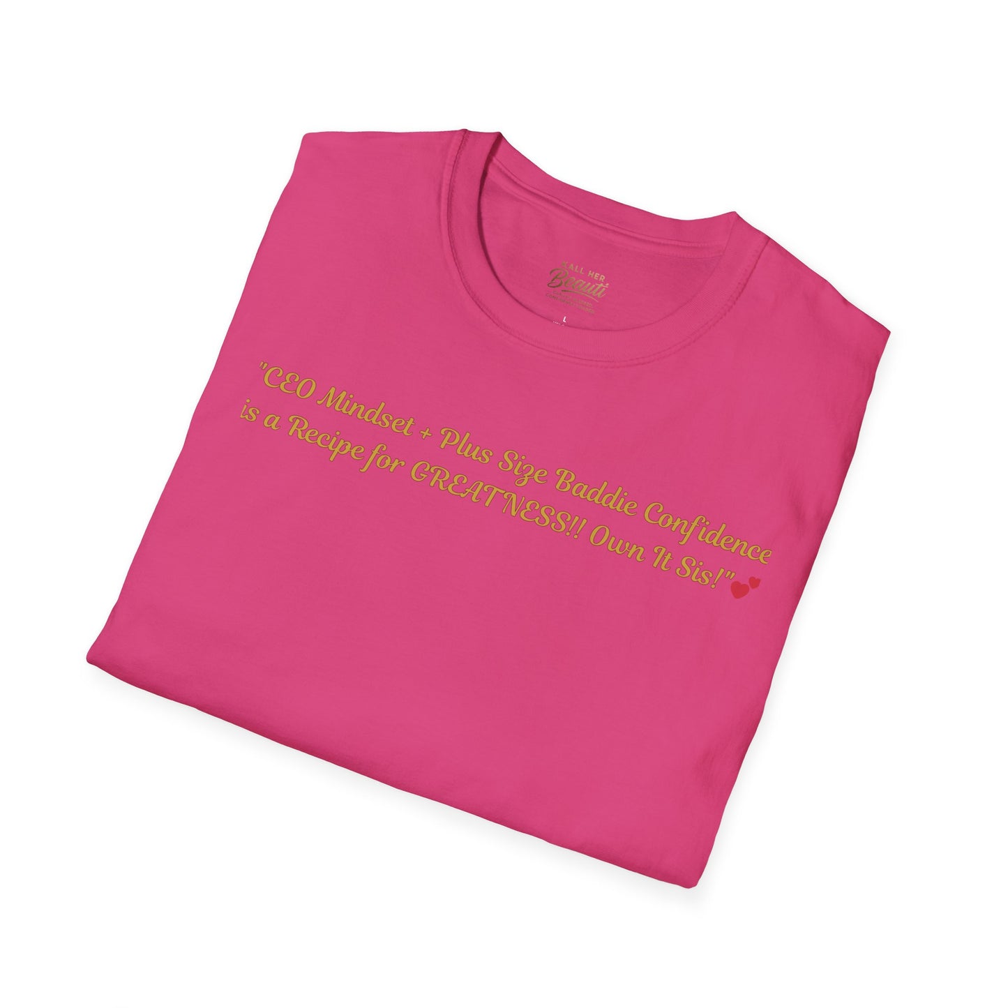 The "CEO Mindset" Signature Tee | Plus Size Affirmation Streetwear