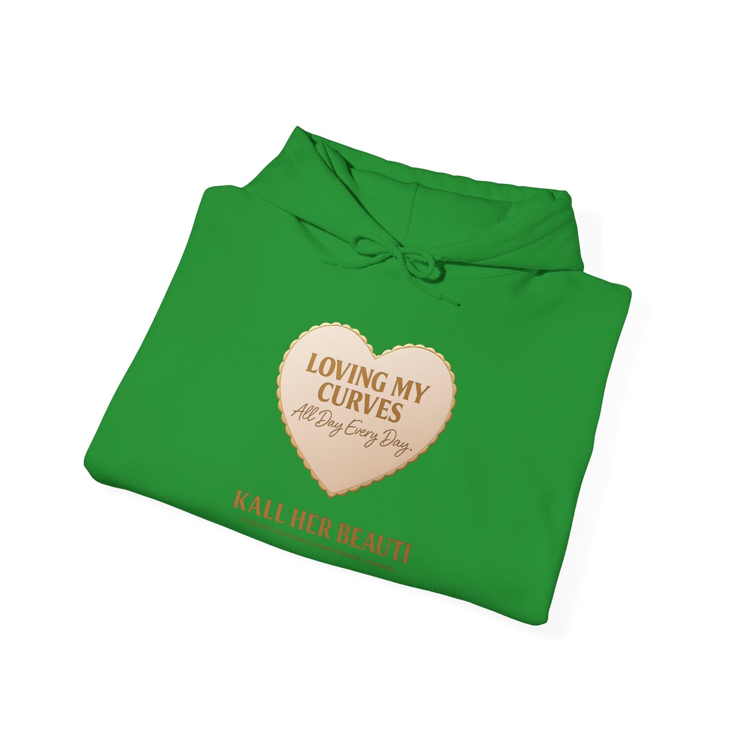 The "Loving My Curves" Intentional Empowerment Hoodie (S-5XL)