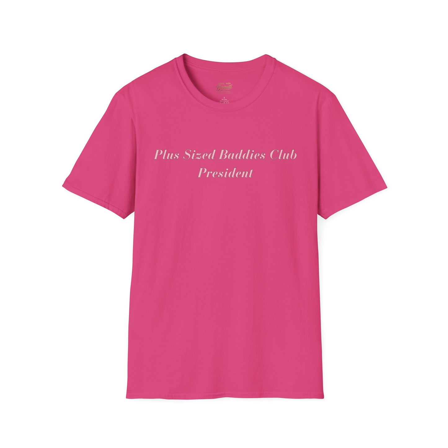The "Plus Sized Baddies Club" Signature Tee | Plus Size Affirmation Streetwear