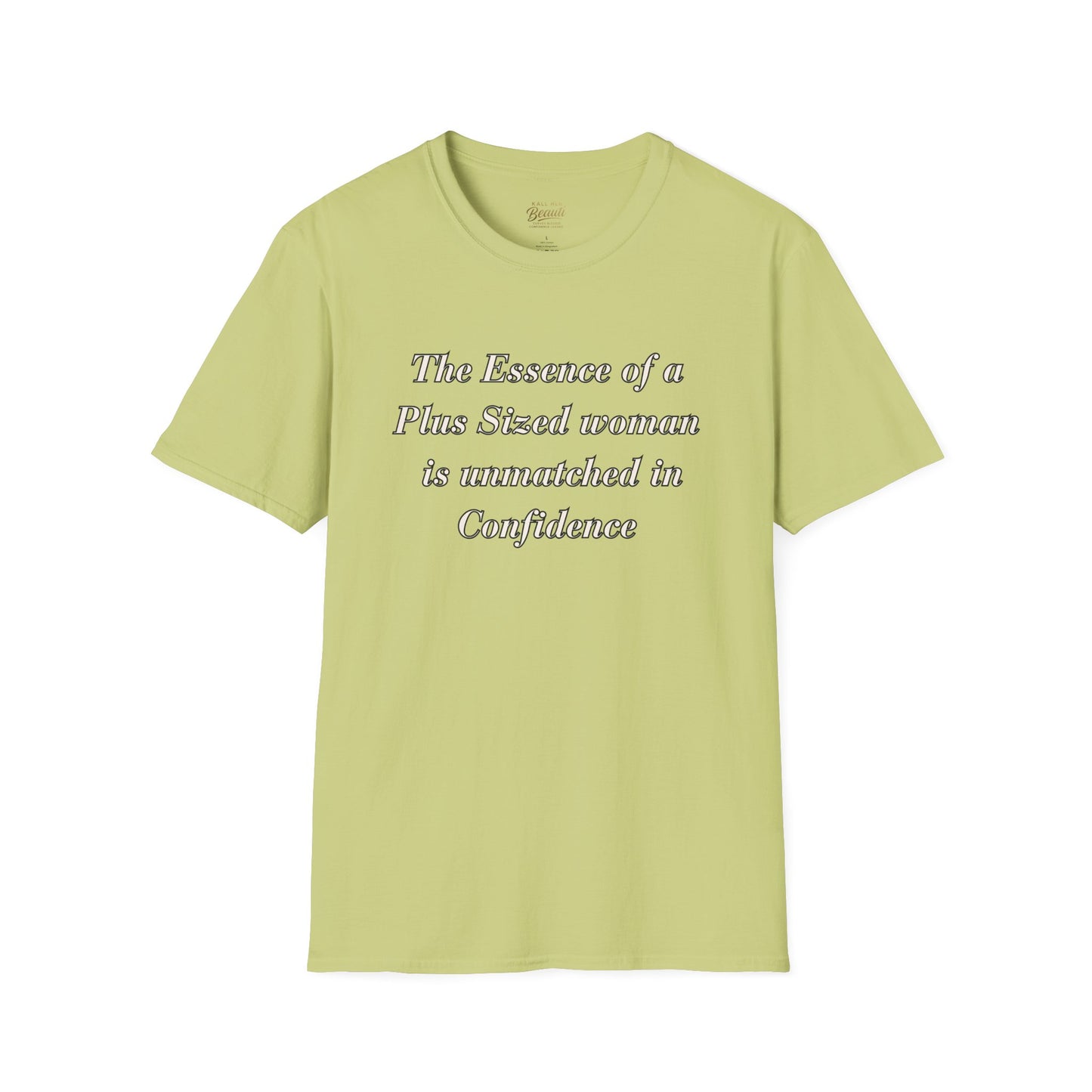 The "Essence of Being Plus Sized" Signature Tee | Plus Size Affirmation Streetwear