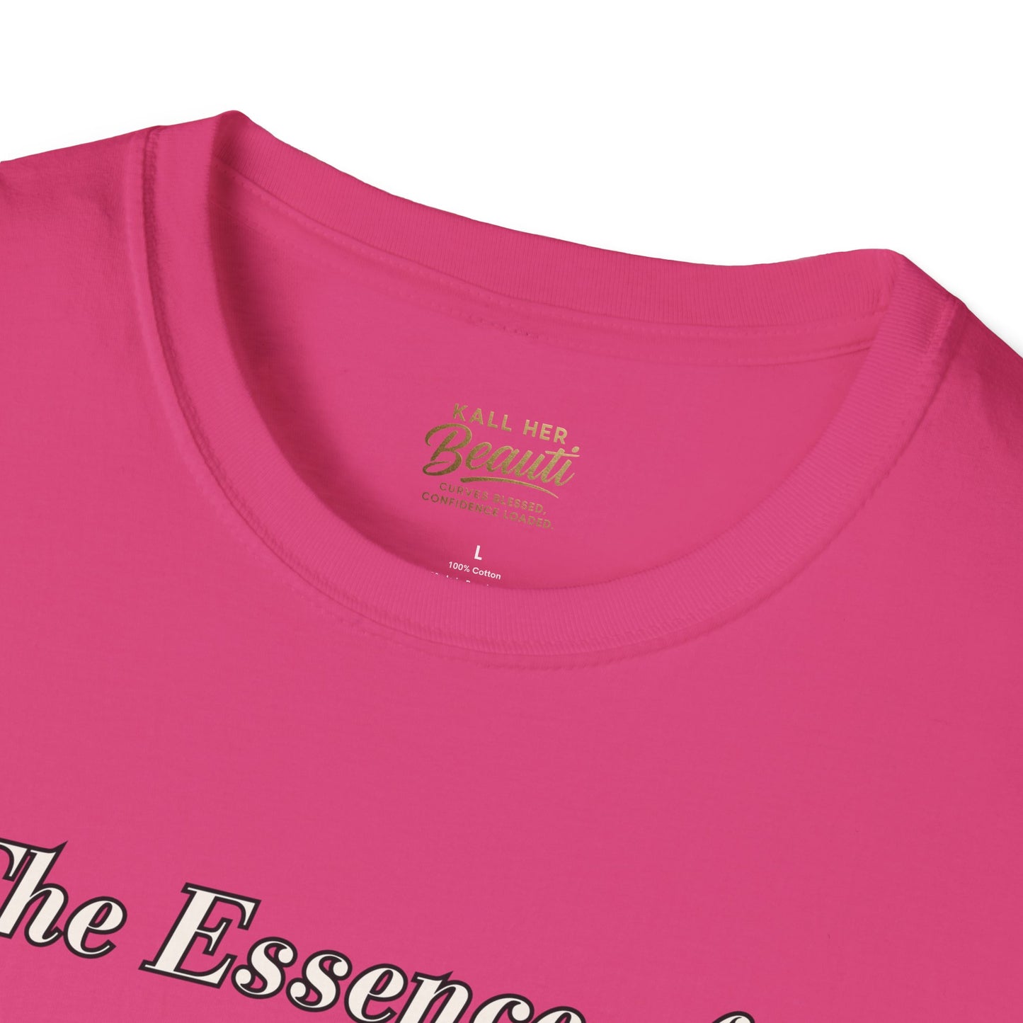 The "Essence of Being Plus Sized" Signature Tee | Plus Size Affirmation Streetwear