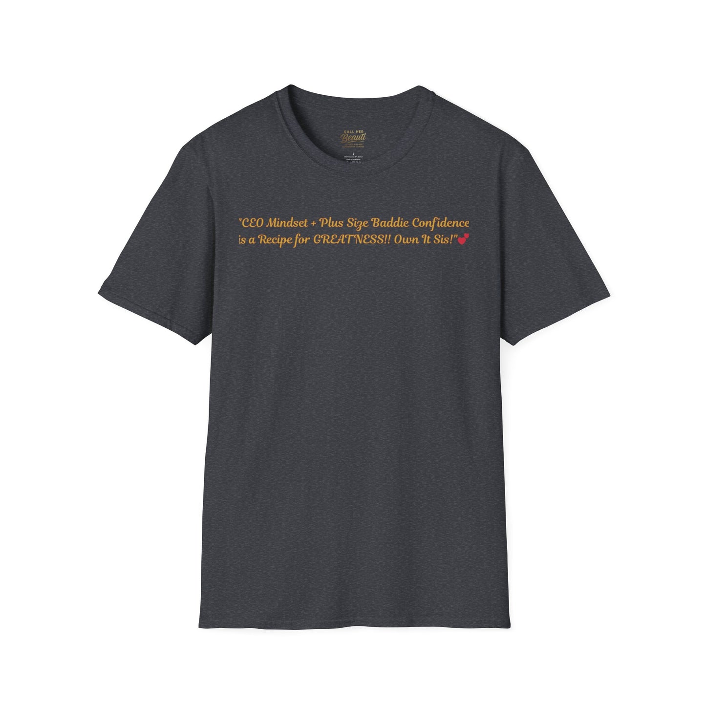 The "CEO Mindset" Signature Tee | Plus Size Affirmation Streetwear