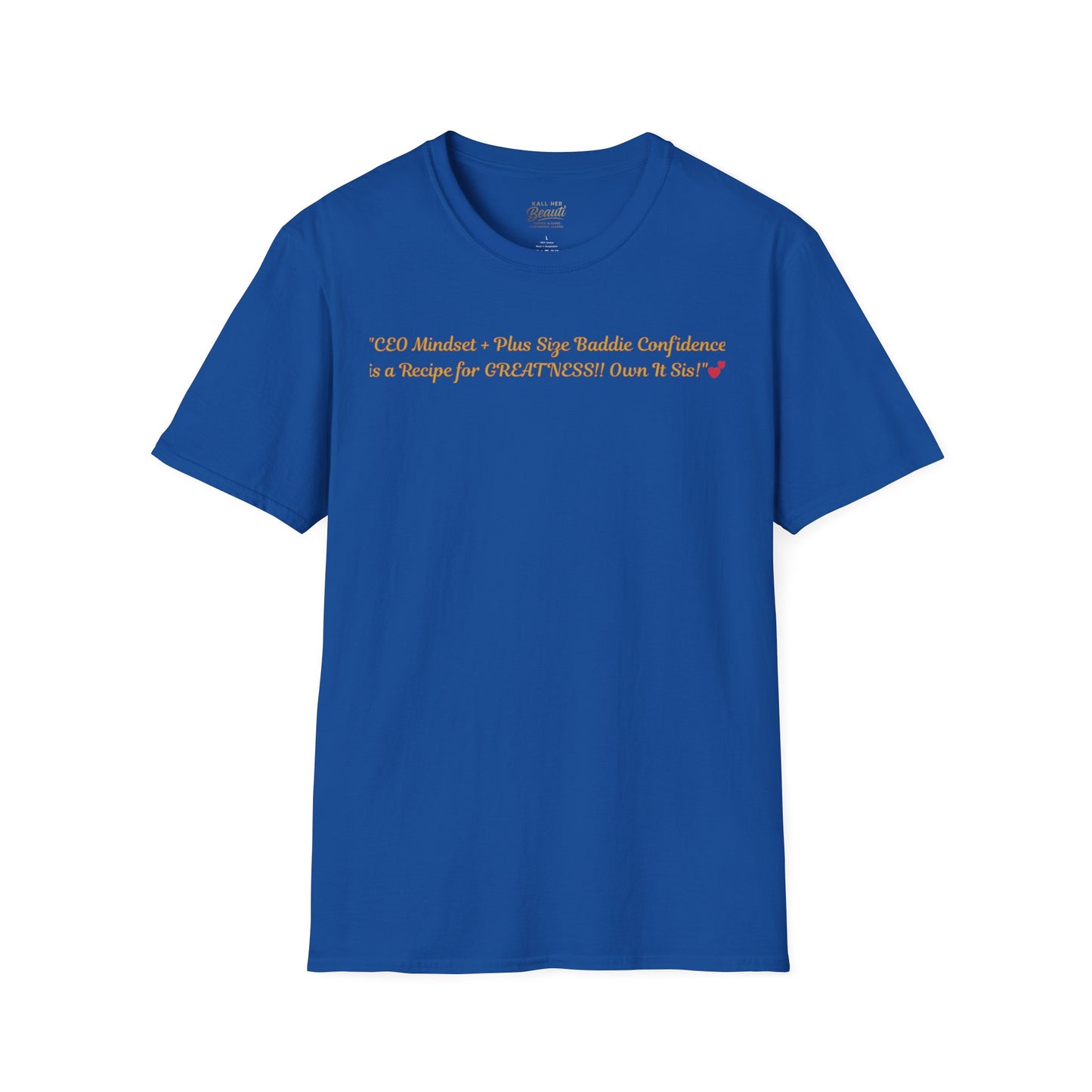 The "CEO Mindset" Signature Tee | Plus Size Affirmation Streetwear
