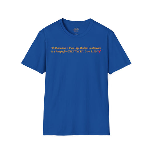 The "CEO Mindset" Signature Tee | Plus Size Affirmation Streetwear