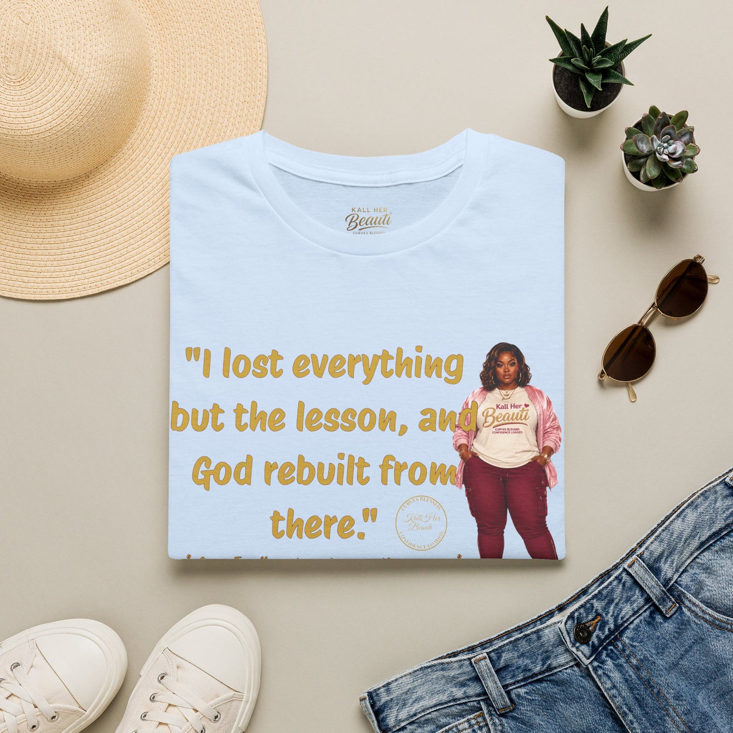 I lost Everything But the Lesson Tee | Kall Her Beauti™ Faith Collection