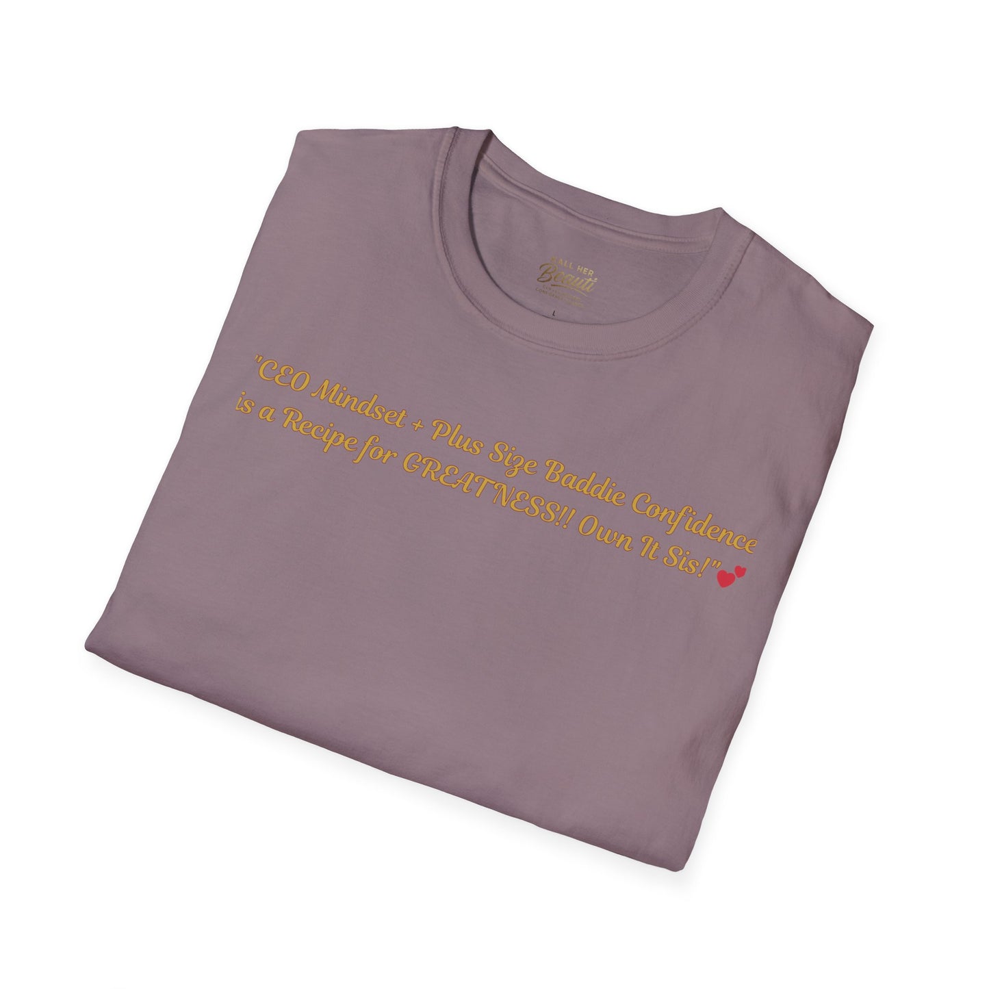 The "CEO Mindset" Signature Tee | Plus Size Affirmation Streetwear