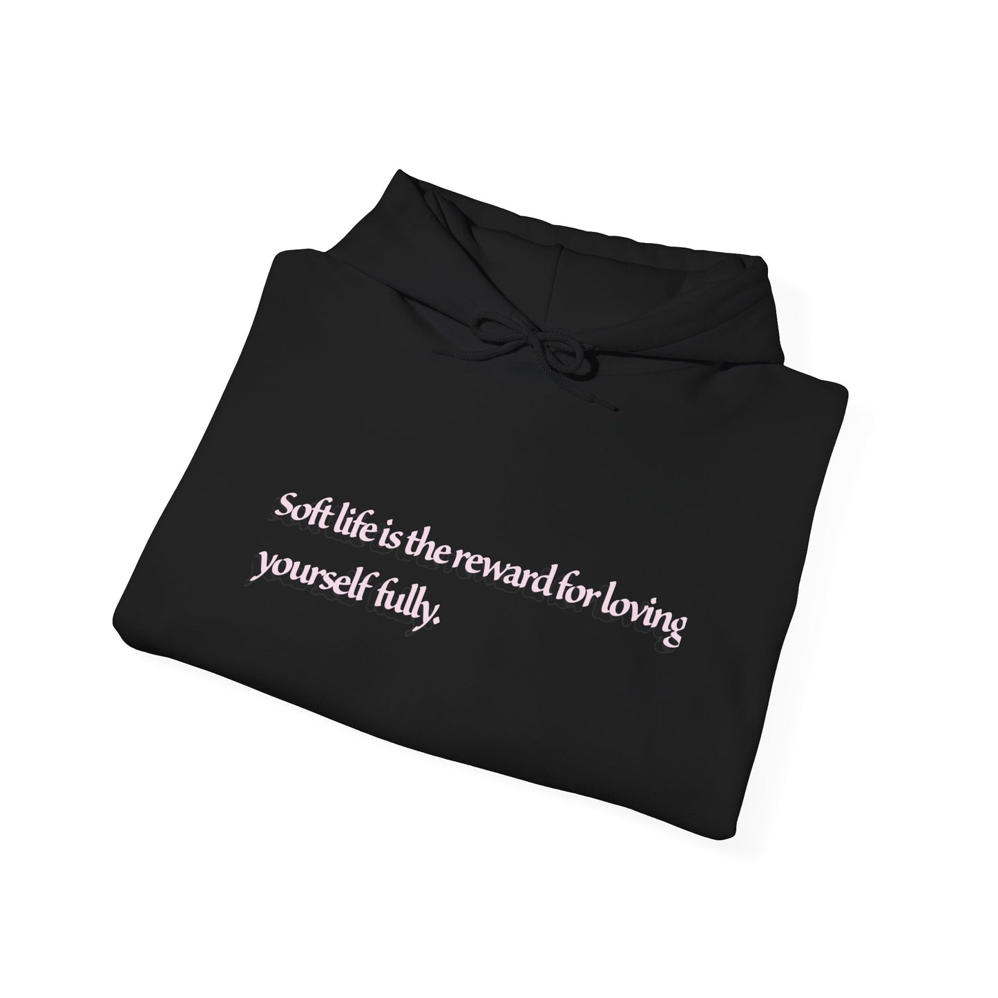 Soft Life, Full Confidence — Hoodie for Curvy Queens