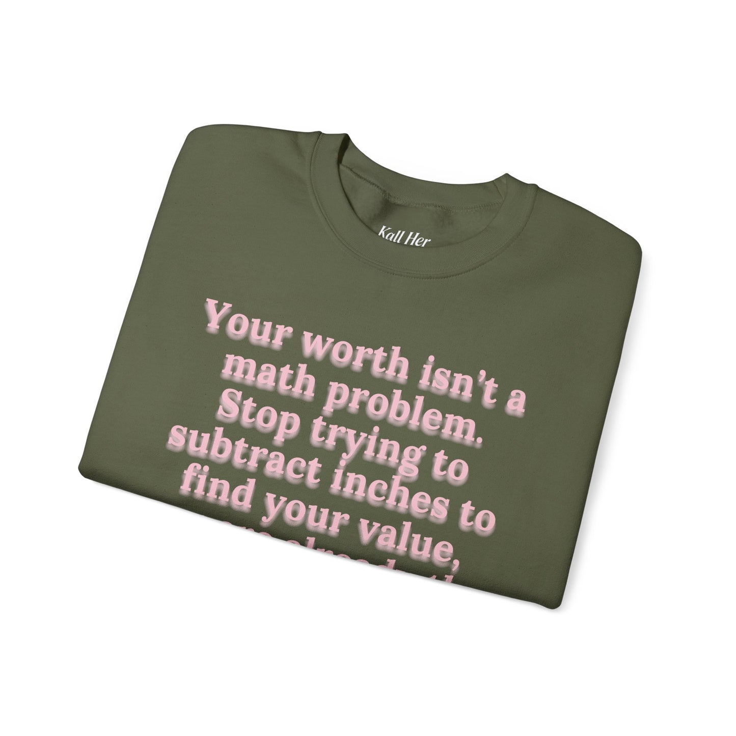 The "Whole Solution" CEO Crewneck | Plus Size Empowerment Sweatshirt | Kall Her Beauti
