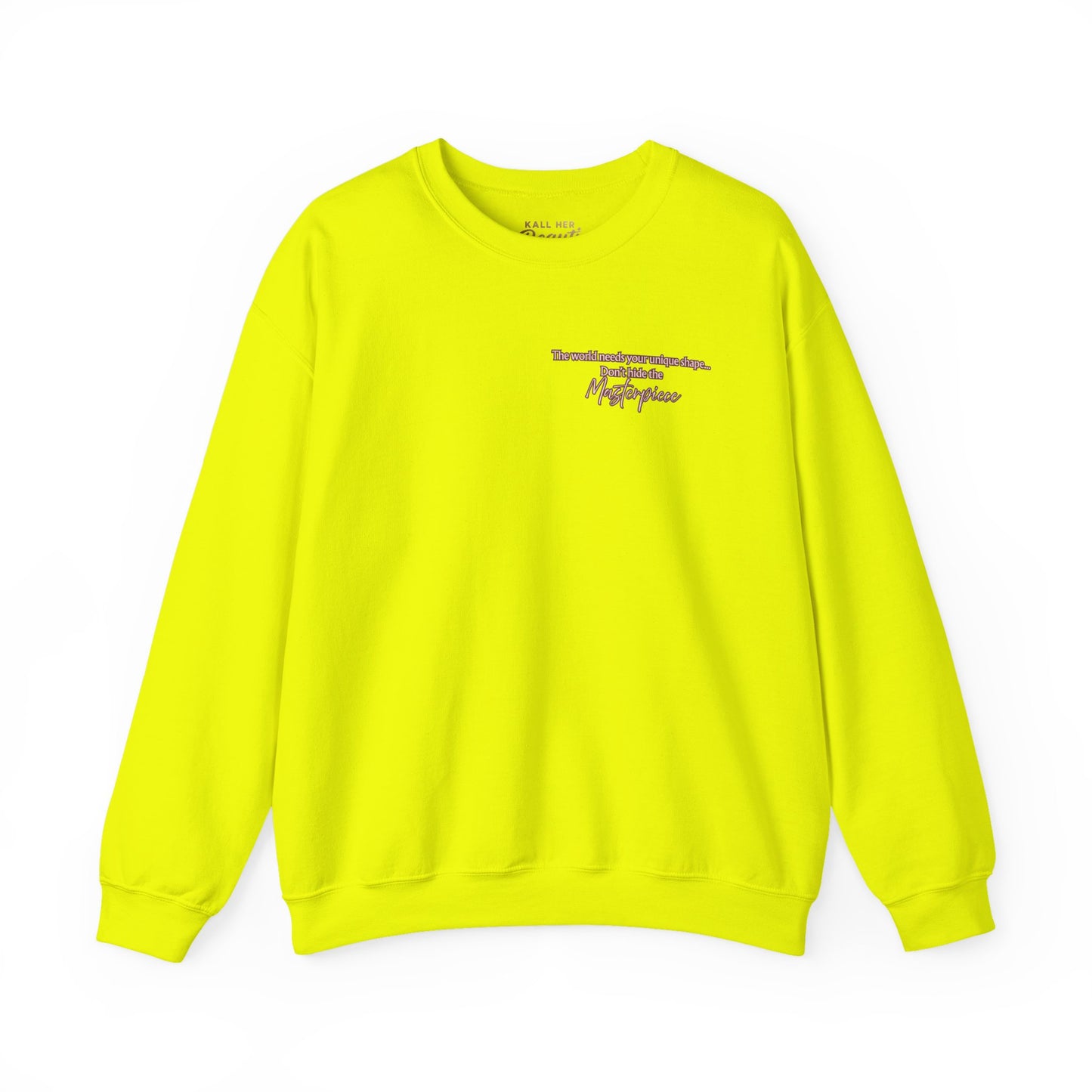 My Size is My Superpower Premium Graphic Sweatshirt | Curvy Empowerment Lounge Wear | Kall Her Beaut