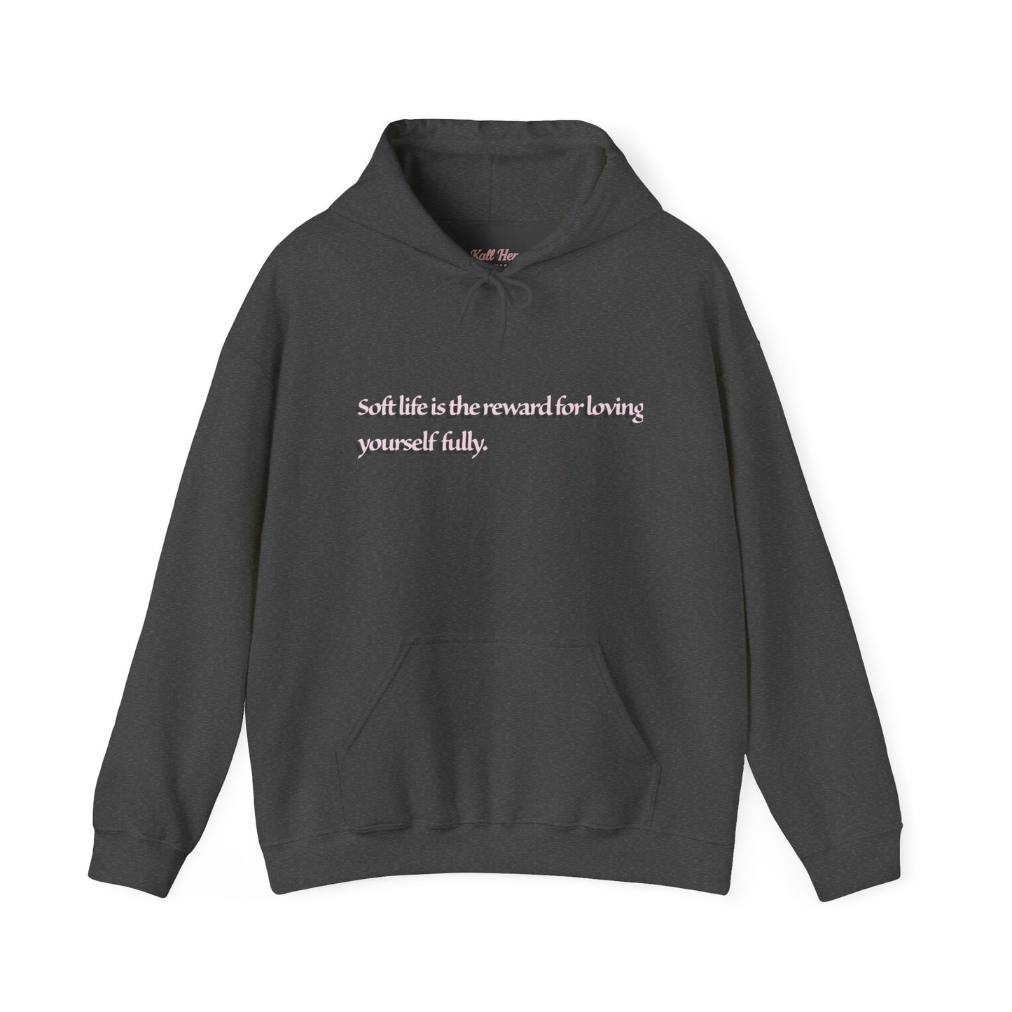 Soft Life, Full Confidence — Hoodie for Curvy Queens