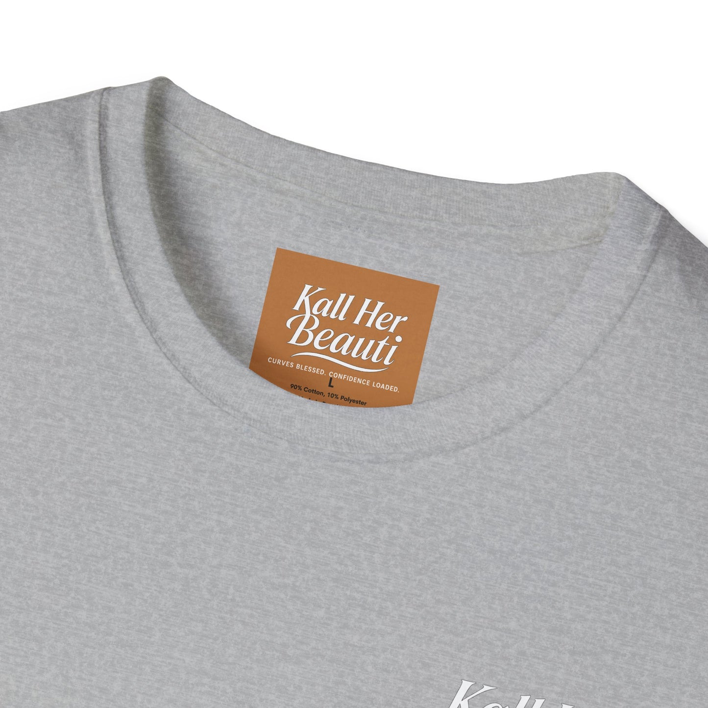 Slay In Your Lane T-Shirt | Kall Her Beauti | Confidence Mantra Back Print