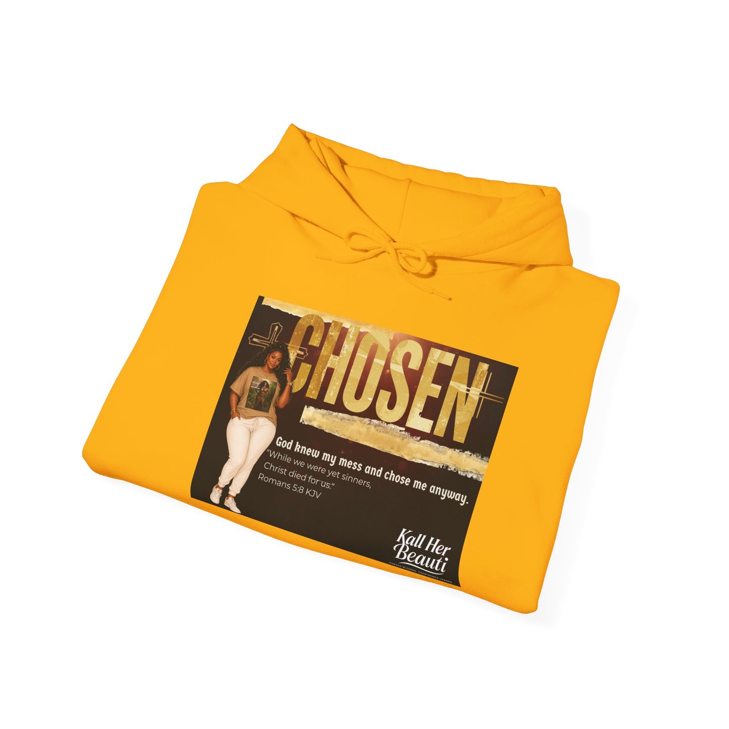 Chosen, God Knew My Mess Hoodie| Kall Her Beauti Faith Collection