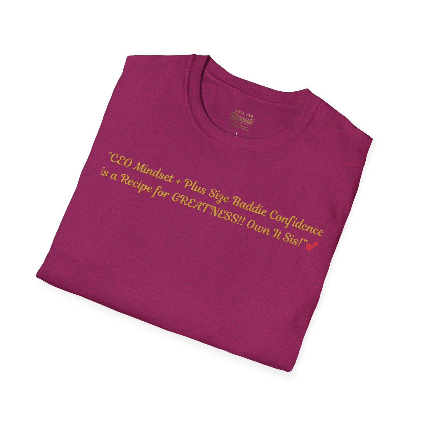 The "CEO Mindset" Signature Tee | Plus Size Affirmation Streetwear