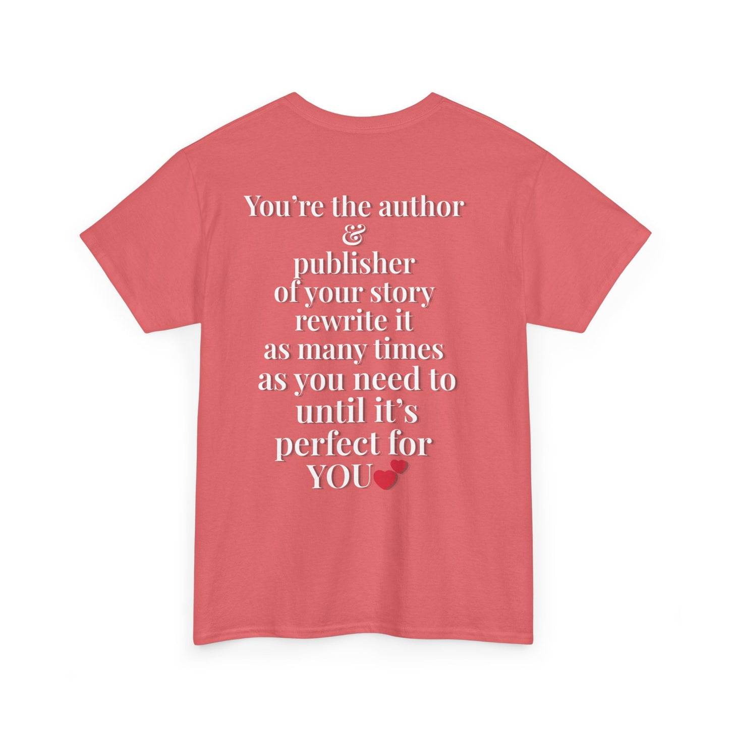 You're The Author Tee | Empowering Story Graphic T-Shirt | Plus Size Confidence | Kall Her Beauti