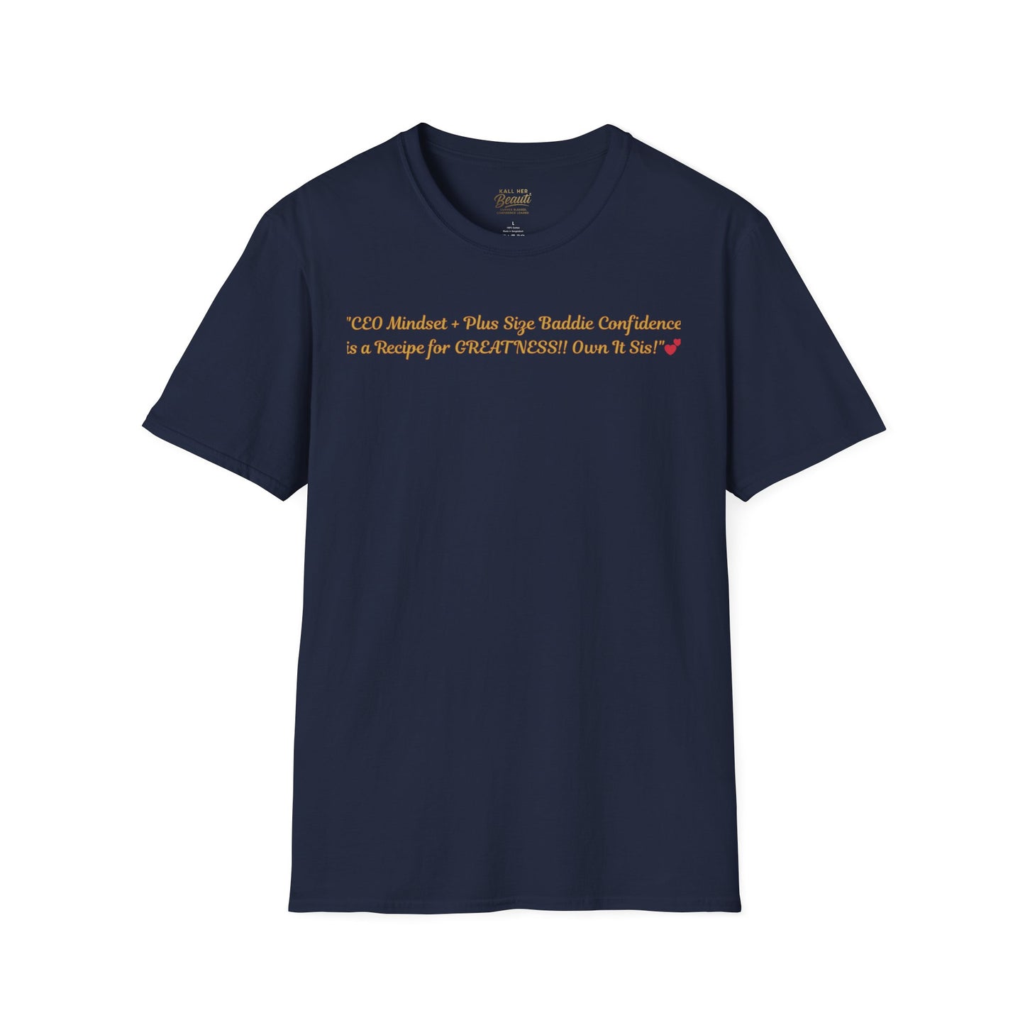 The "CEO Mindset" Signature Tee | Plus Size Affirmation Streetwear