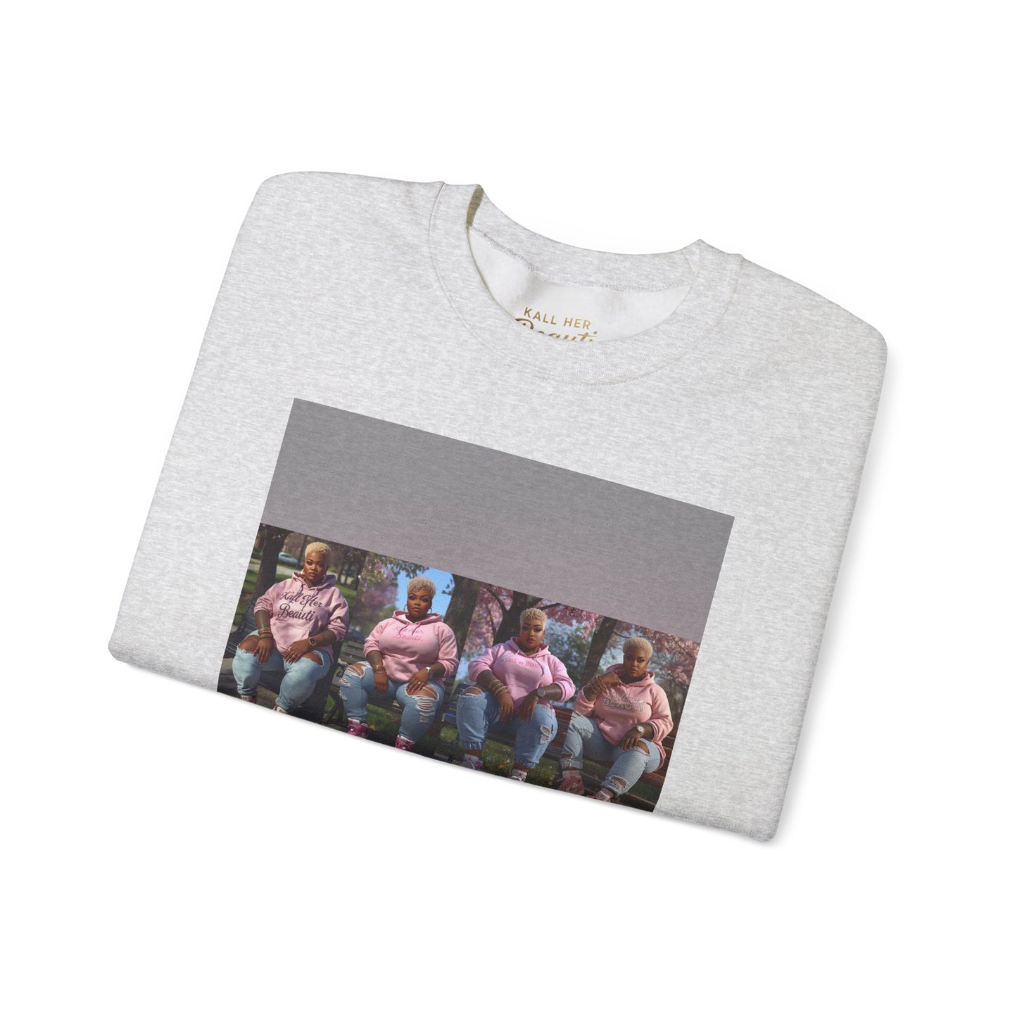 My Size is My Superpower Premium Graphic Sweatshirt | Curvy Empowerment Lounge Wear | Kall Her Beaut