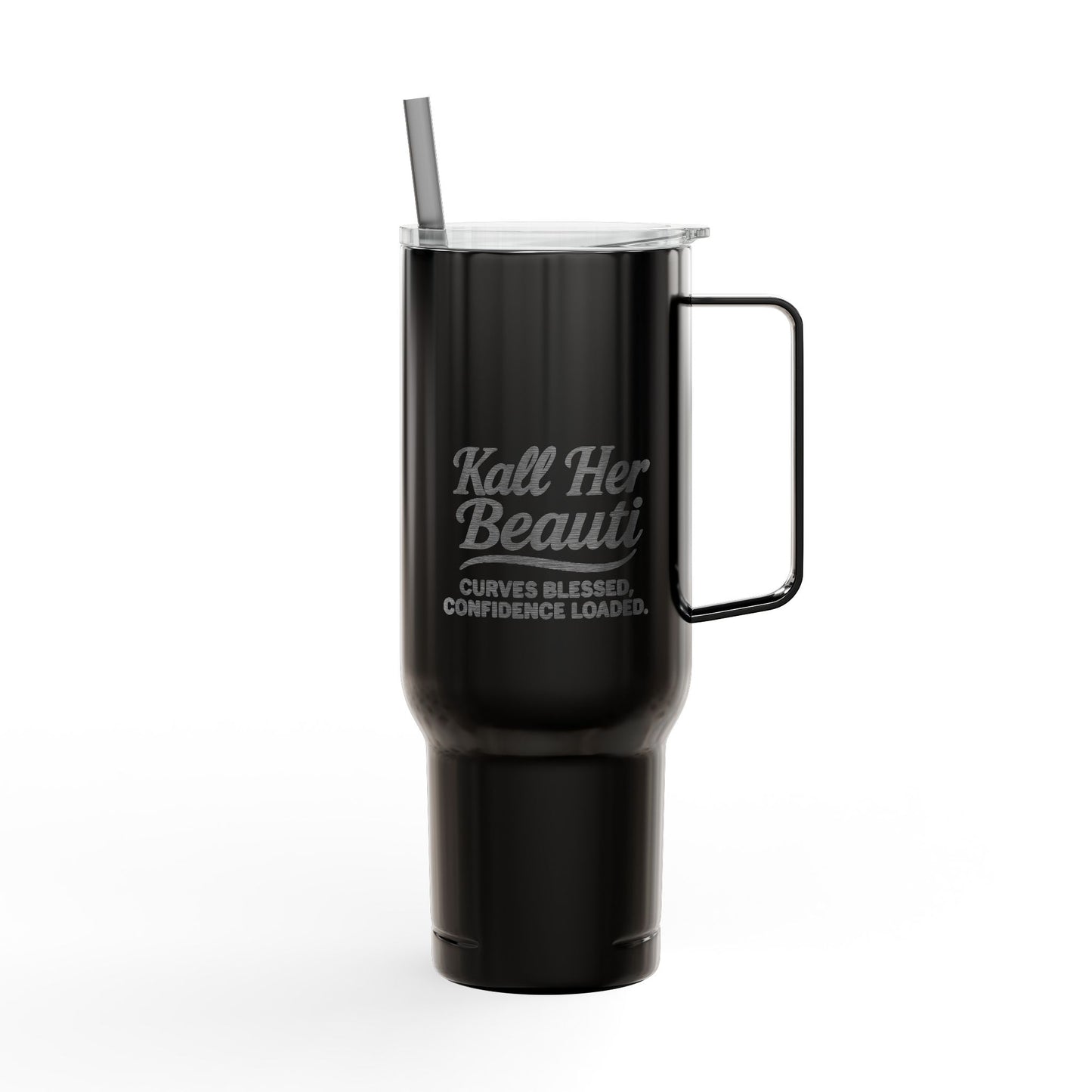 Dripping in Confidence & Custom Curves Tumbler — 40oz of Bold Hydration