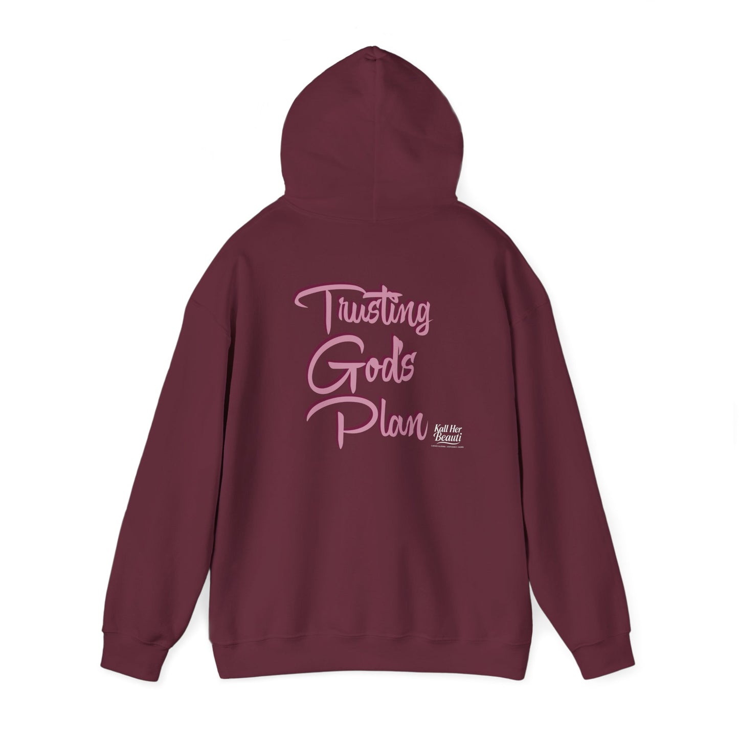 The Breakup Broke My Heart, Not God's Plan Graphic Hoodie| Kall Her Beauti Faith Collection