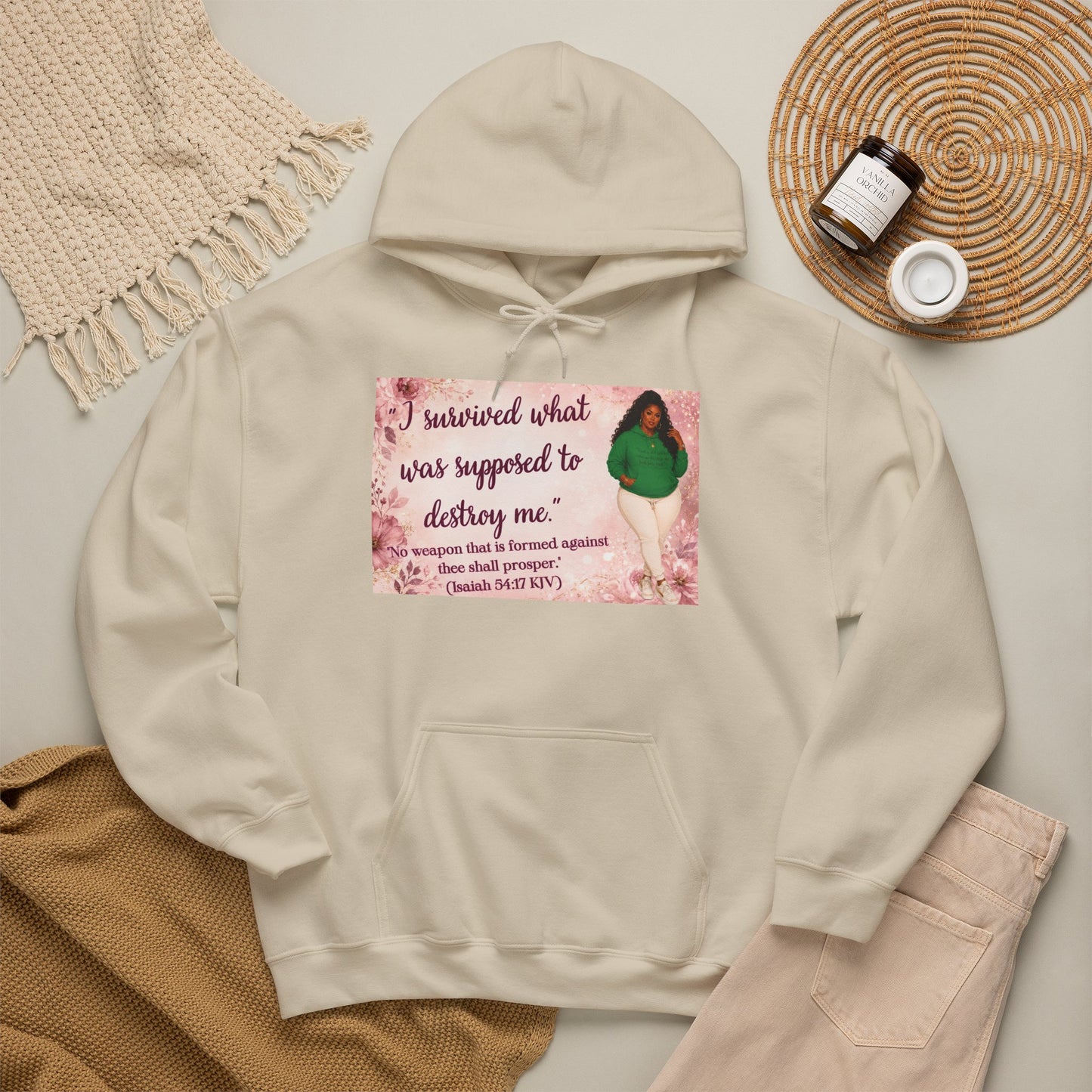 I Survived What Was Supposed to Destroy Me Hoodie | Kall Her Beauti Faith Sweatshirt