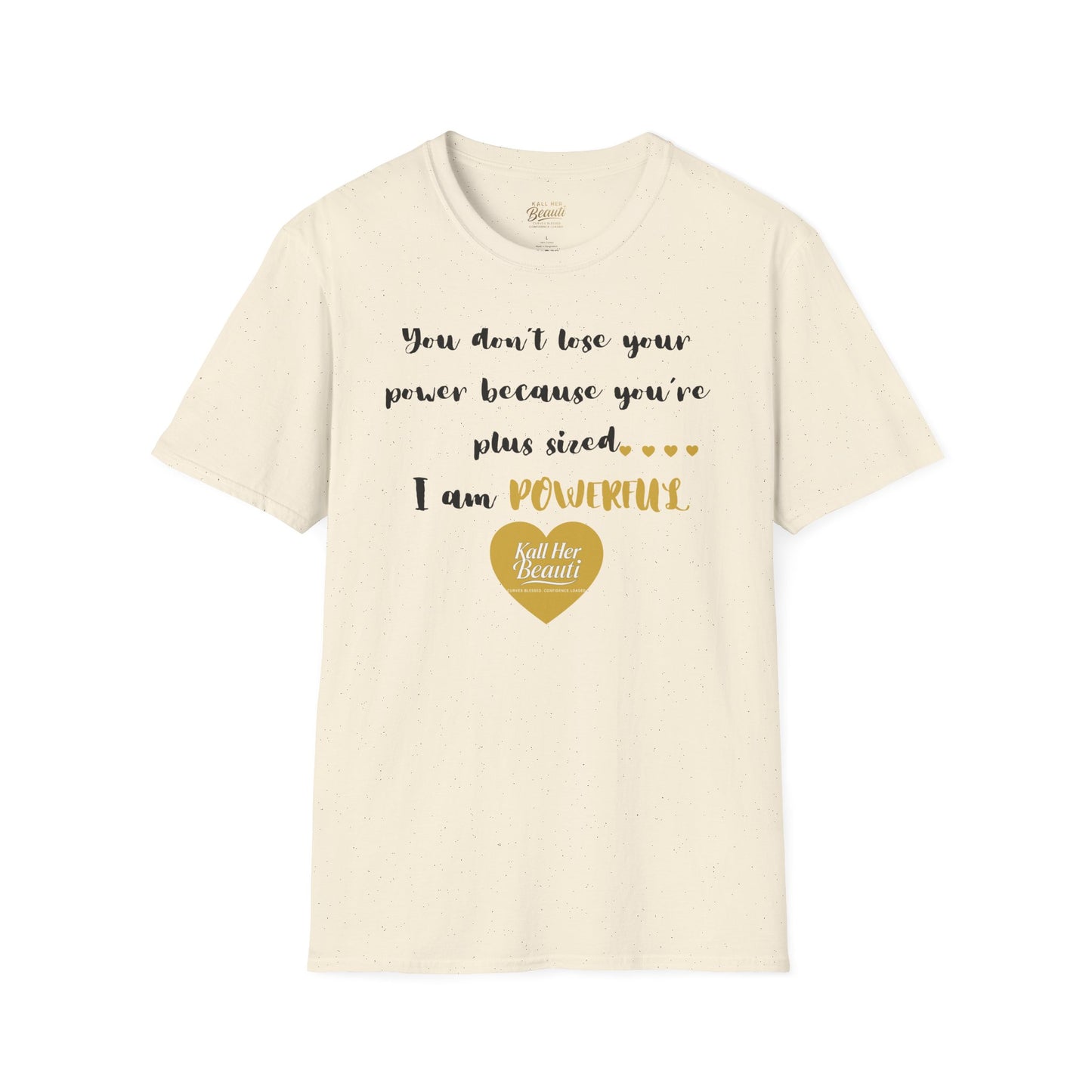 The "I Am Powerful" Signature Tee | Plus Size Affirmation Streetwear
