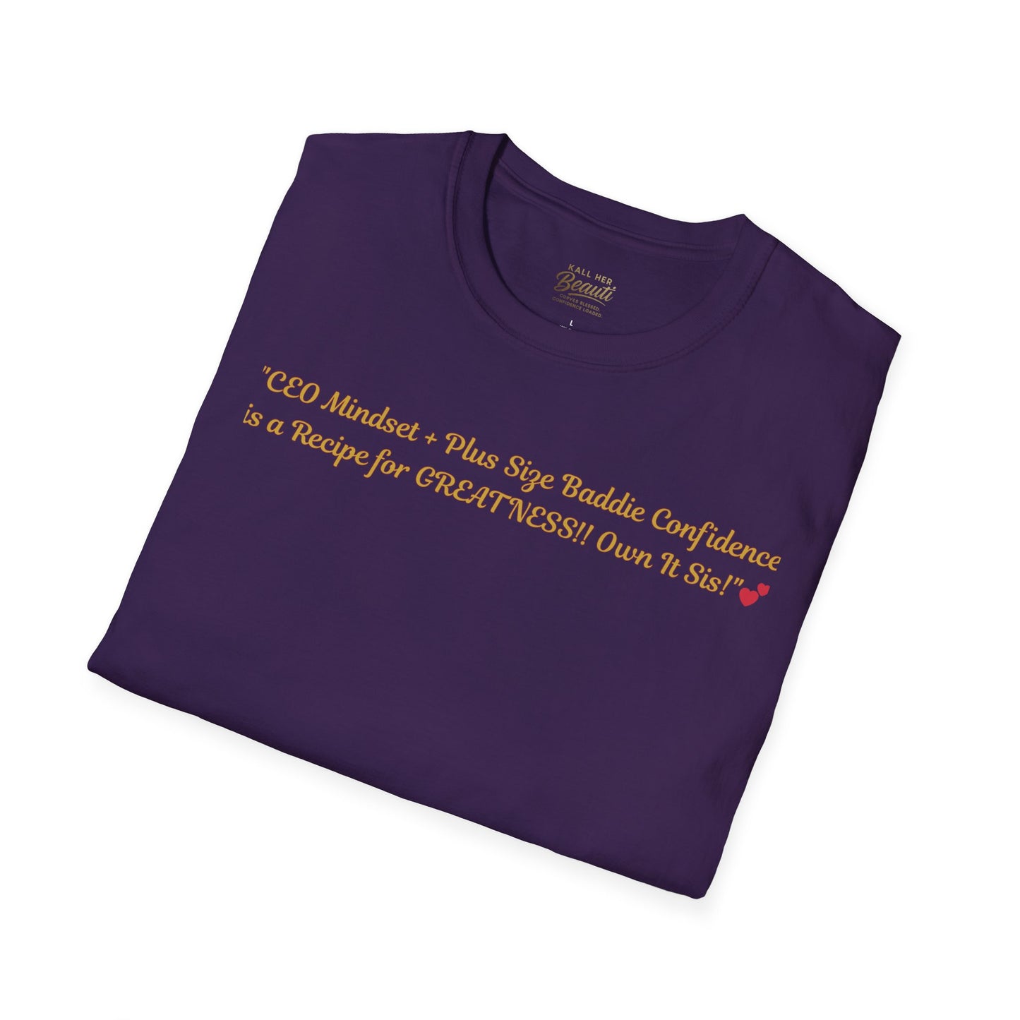 The "CEO Mindset" Signature Tee | Plus Size Affirmation Streetwear
