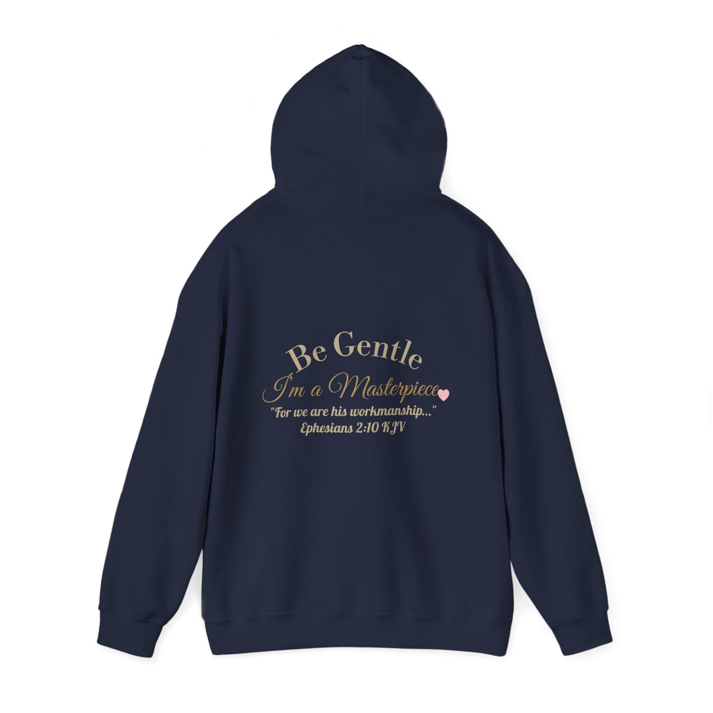 Take a Deep Breath & Try Again But Be Gentle I'm A Masterpiece Graphic Hoodie| Kall Her Beauti Faith Collection