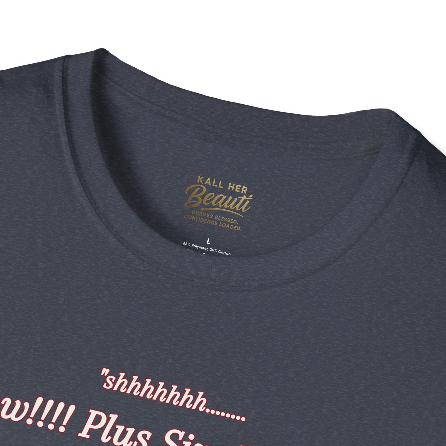 The "Shhhhhhh....... I Know" Signature Tee | Plus Size Affirmation Streetwear